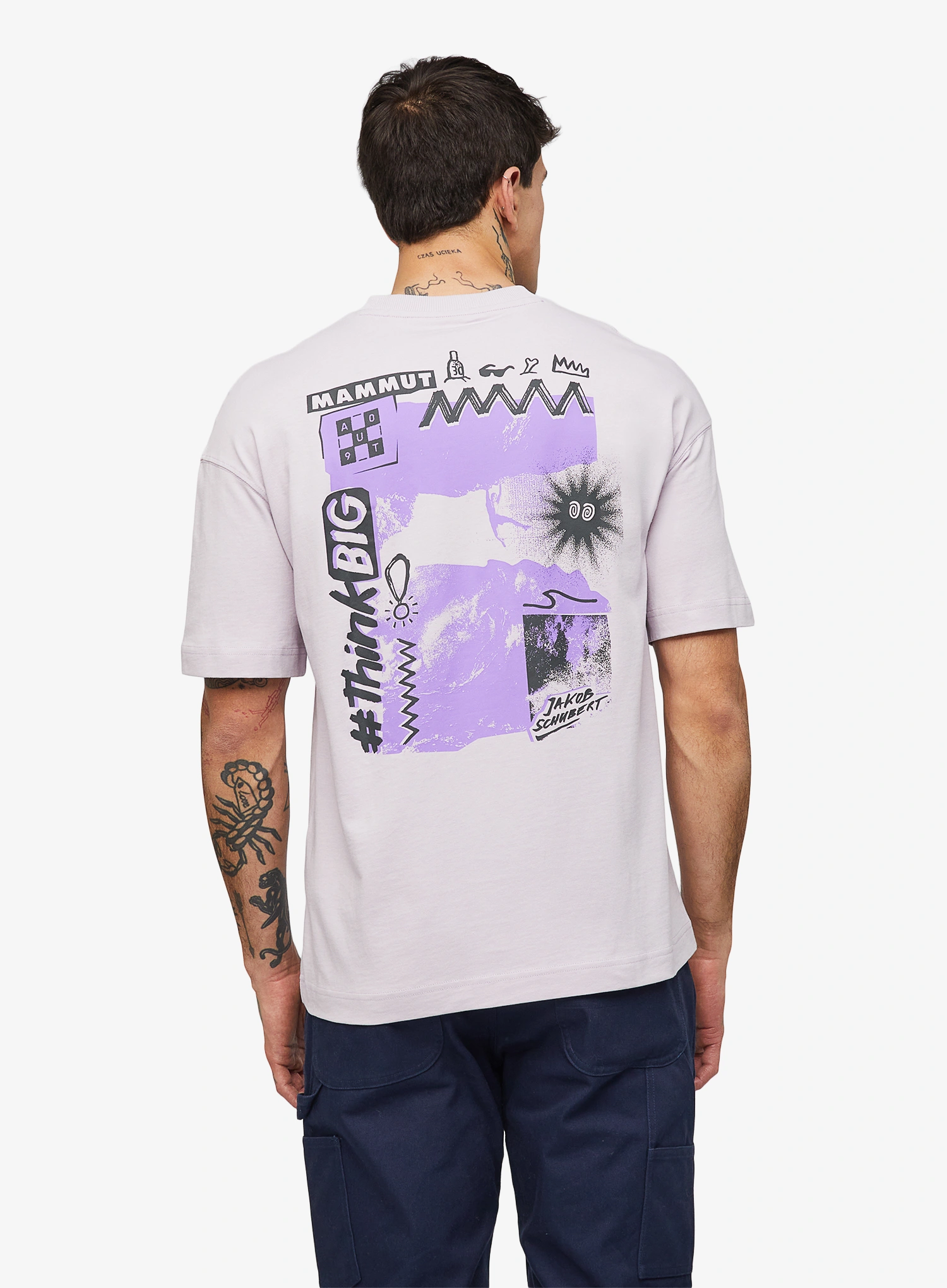 Bavlněné tričko Mammut Jakob Schubert x Mammut Relaxed T-Shirt - alpine calamint