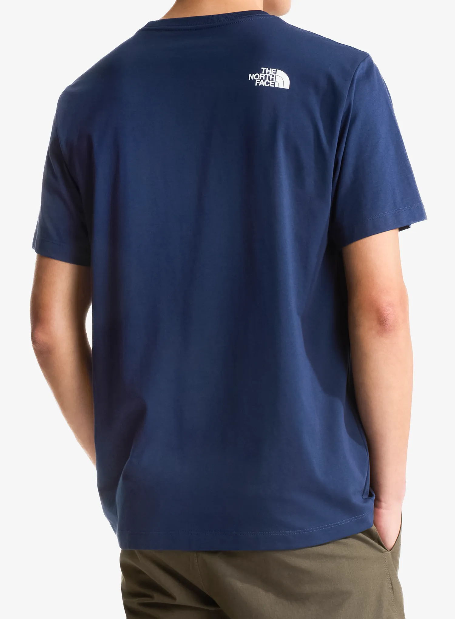 Bavlněné tričko The North Face Evolution Half Dome Regular SS - navy/white