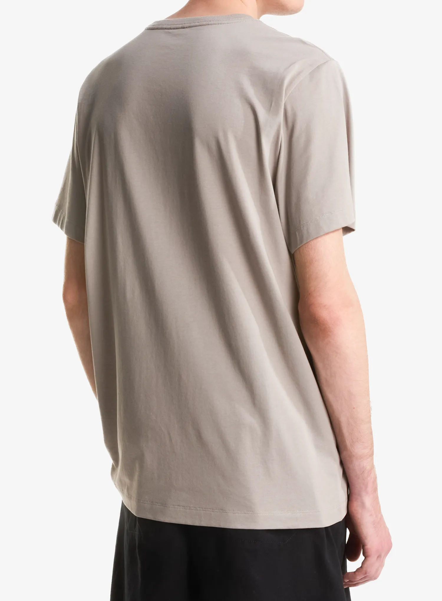 Bavlněné tričko The North Face Evolution Simple Dome Regular SS - stone slab