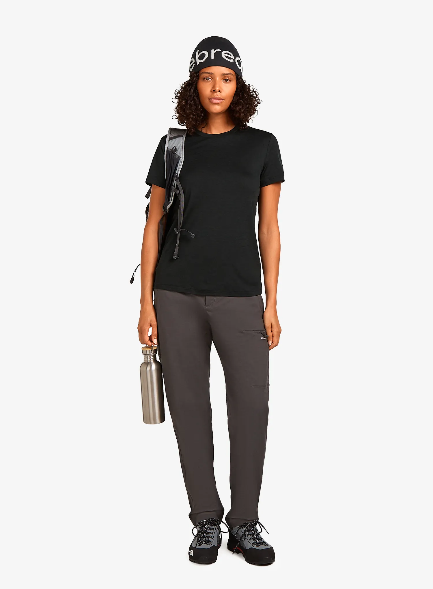 Dámské tričko Icebreaker Merino 150 Tech Lite III SS Tee - black