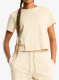 Dámské tričko The North Face Essential Regular SS Cutie Tee - desert stone