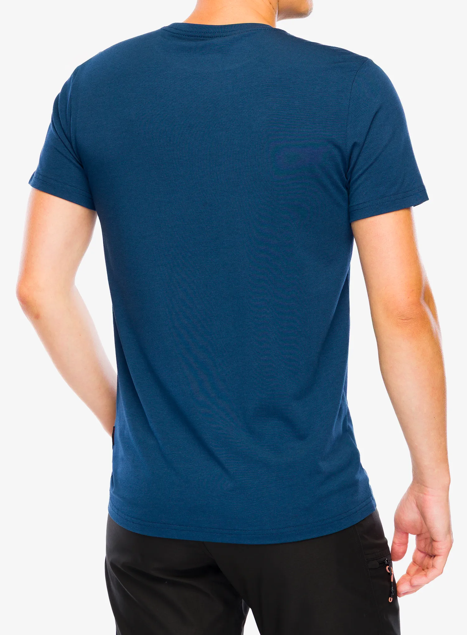 Tričko Dovre O-neck Bamboo Viscose T-shirt - blue