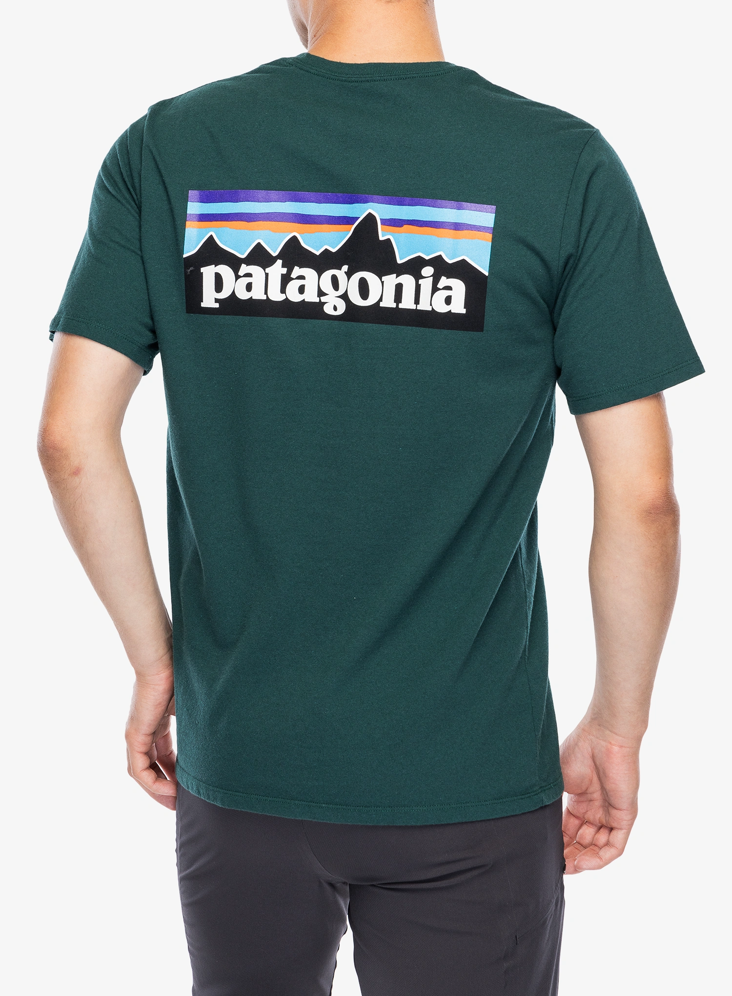 Tričko Patagonia P-6 Logo Responsibili-Tee - cascade green