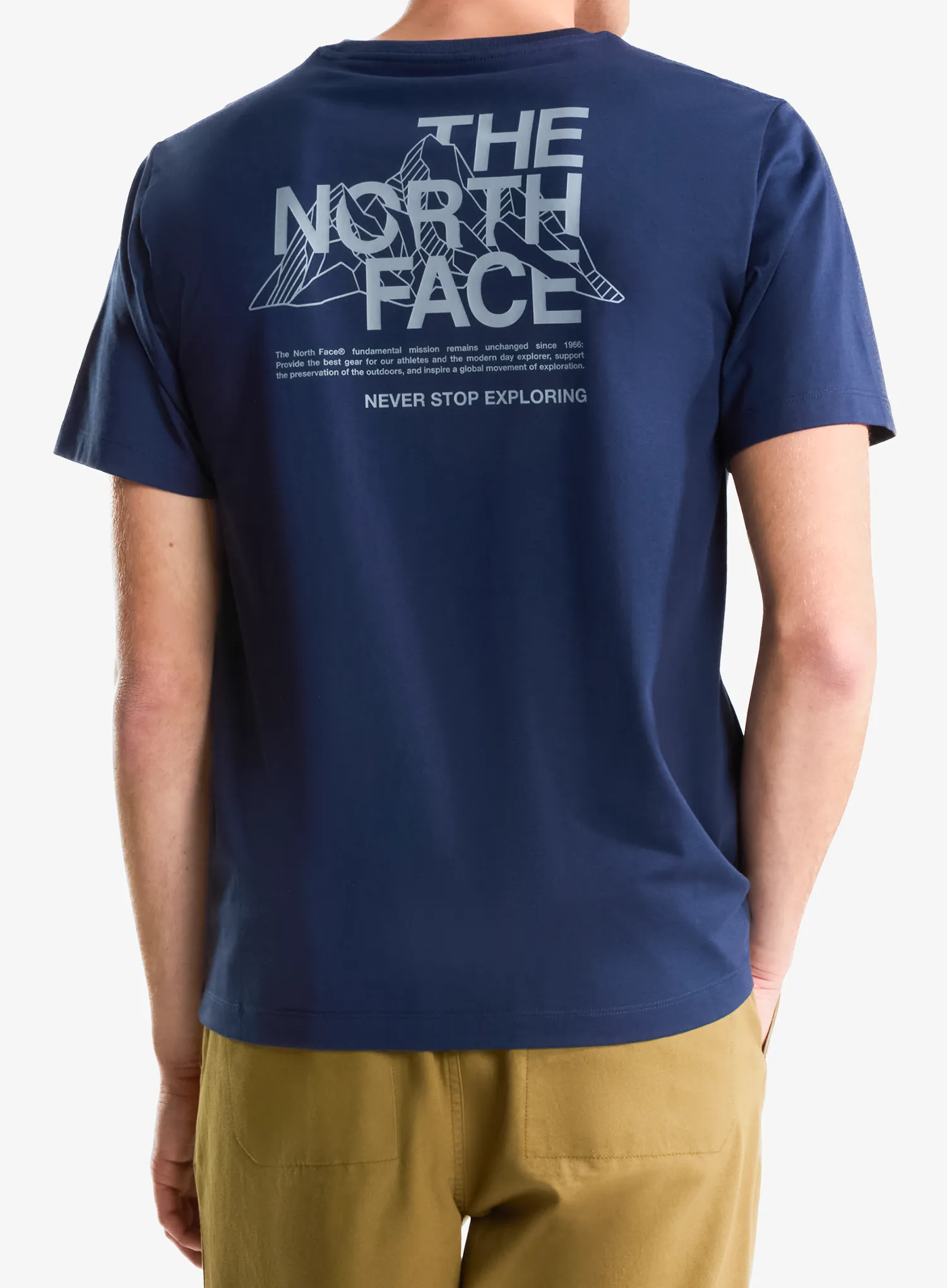Tričko The North Face Mountain Sketch Regular SS - summit navy