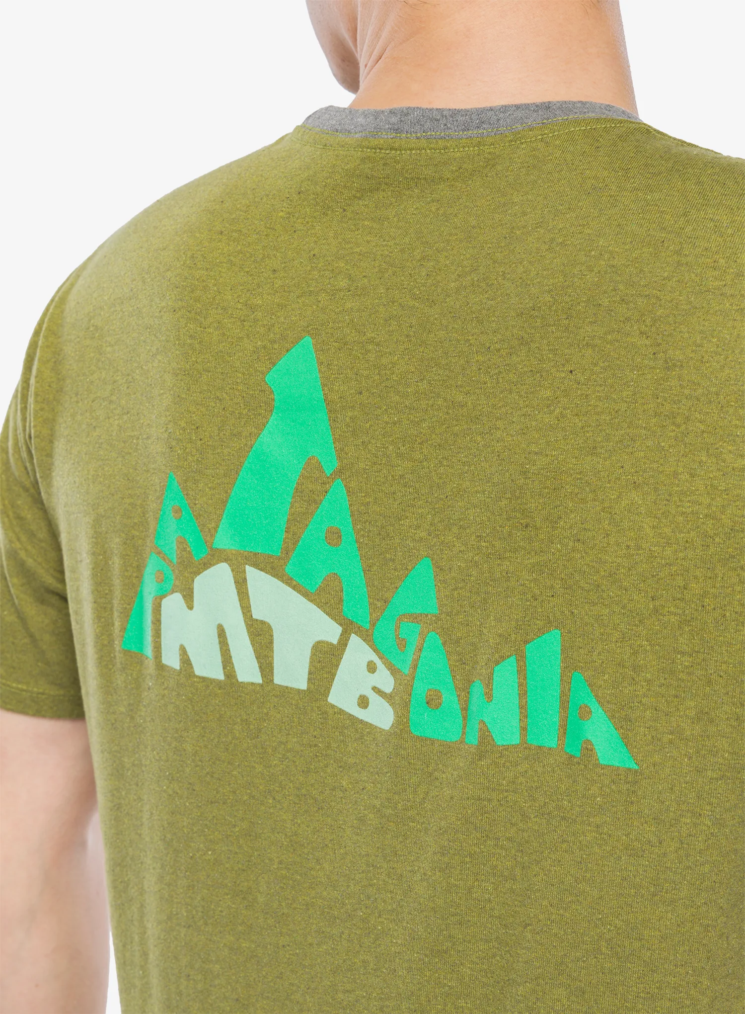 Tričko s potiskem Patagonia Berm Logo Responsibili-Tee - graze green