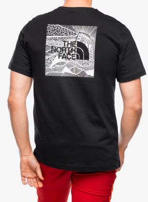 Tričko s potiskem The North Face S/S Redbox Celebration Tee - tnf black