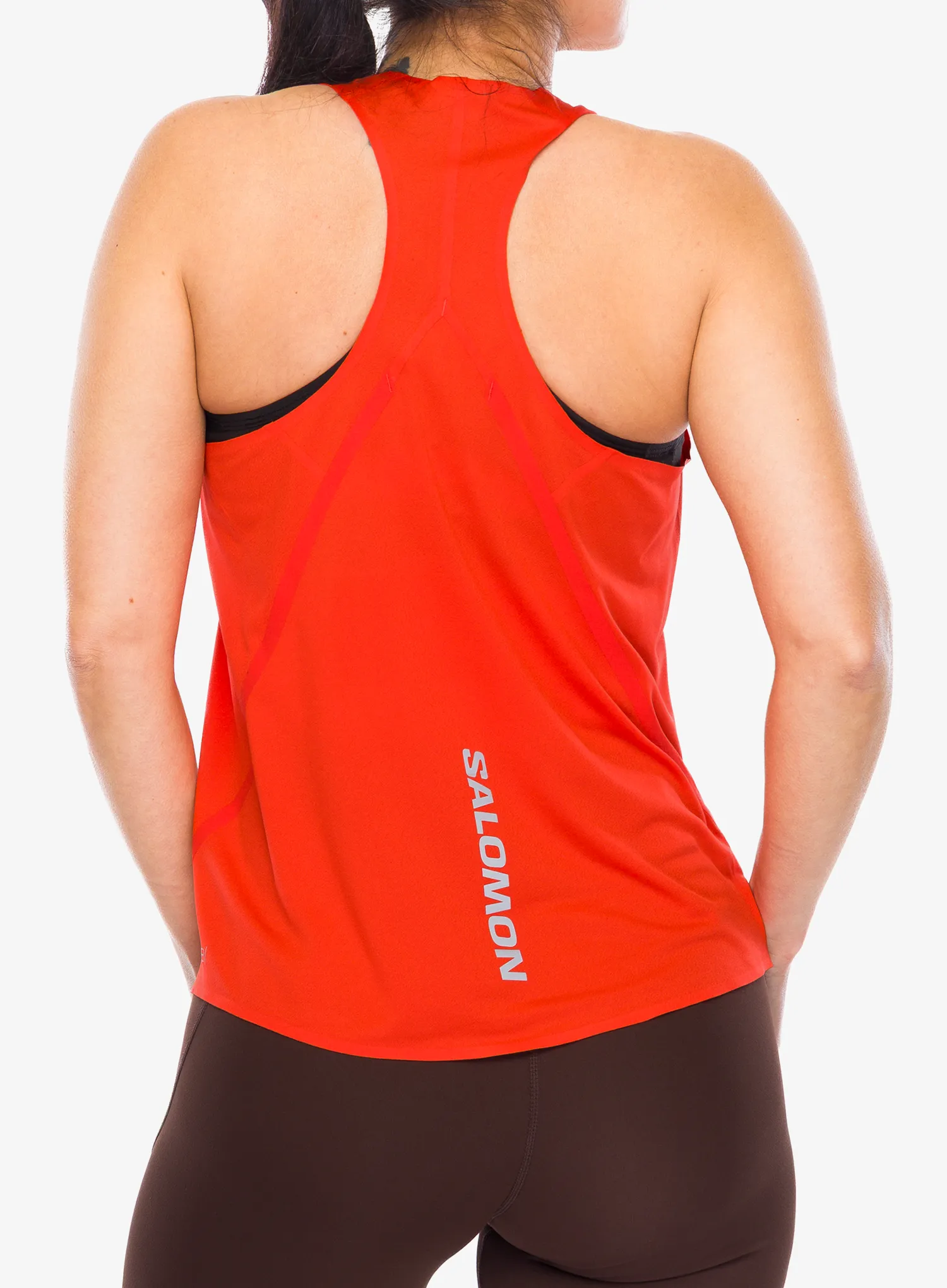 Dámský top Salomon S/Lab Speed Singlet - fiery red