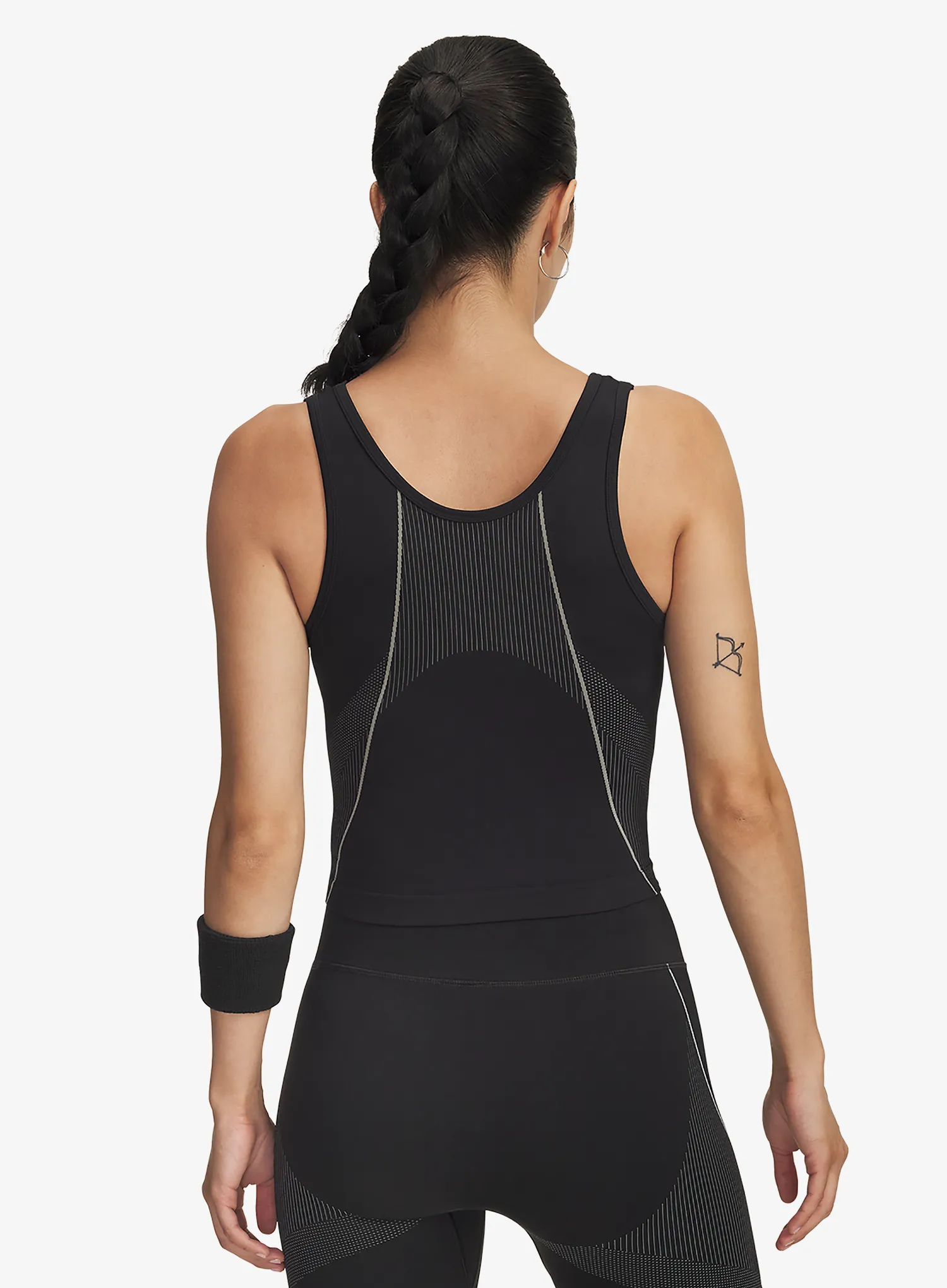 Dámský top Under Armour Vanish Seamless Tank - black/steel/stee