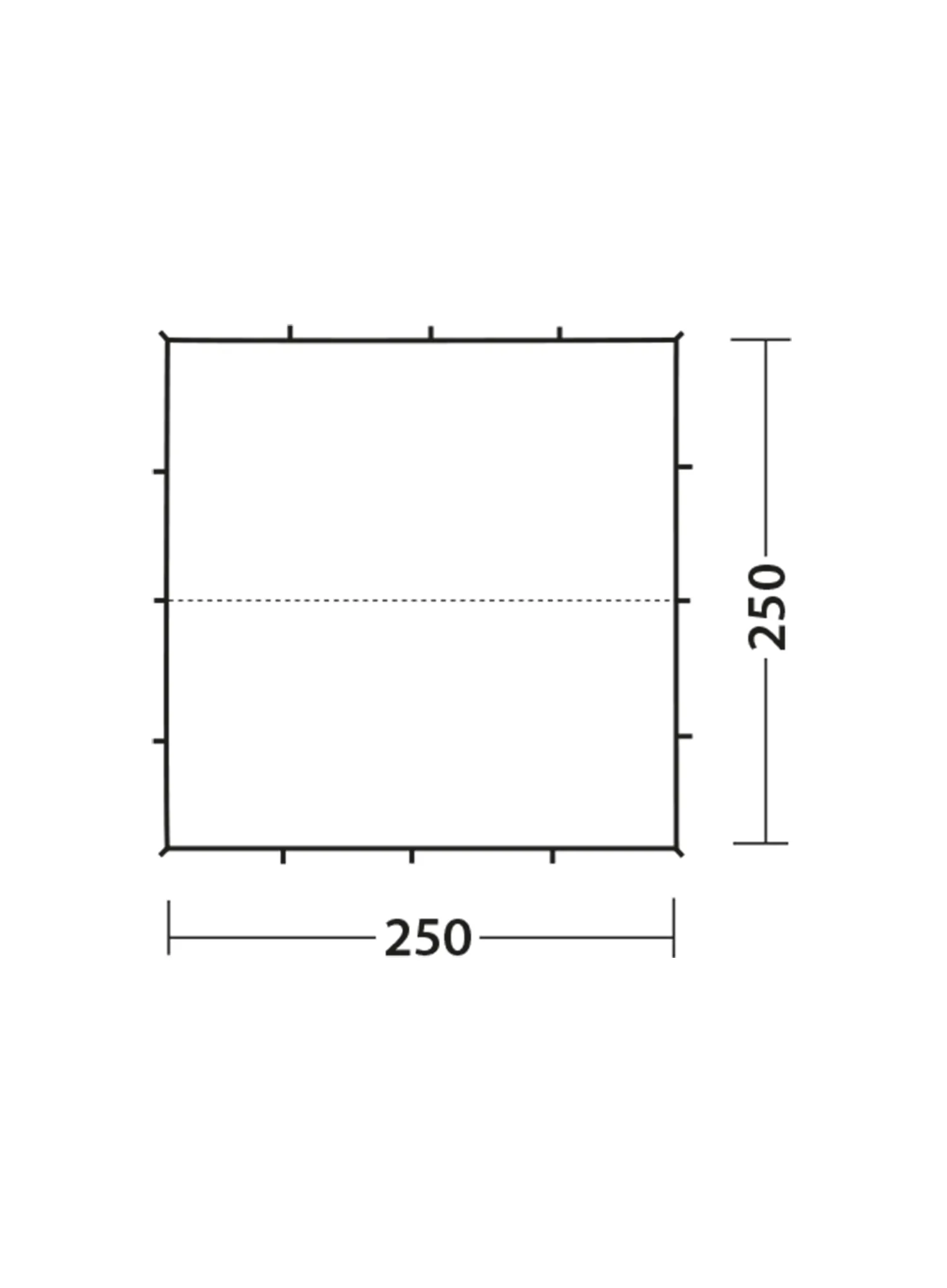 Turistický přístřešek Robens Tarp 2,5 x 2,5m Pro - green