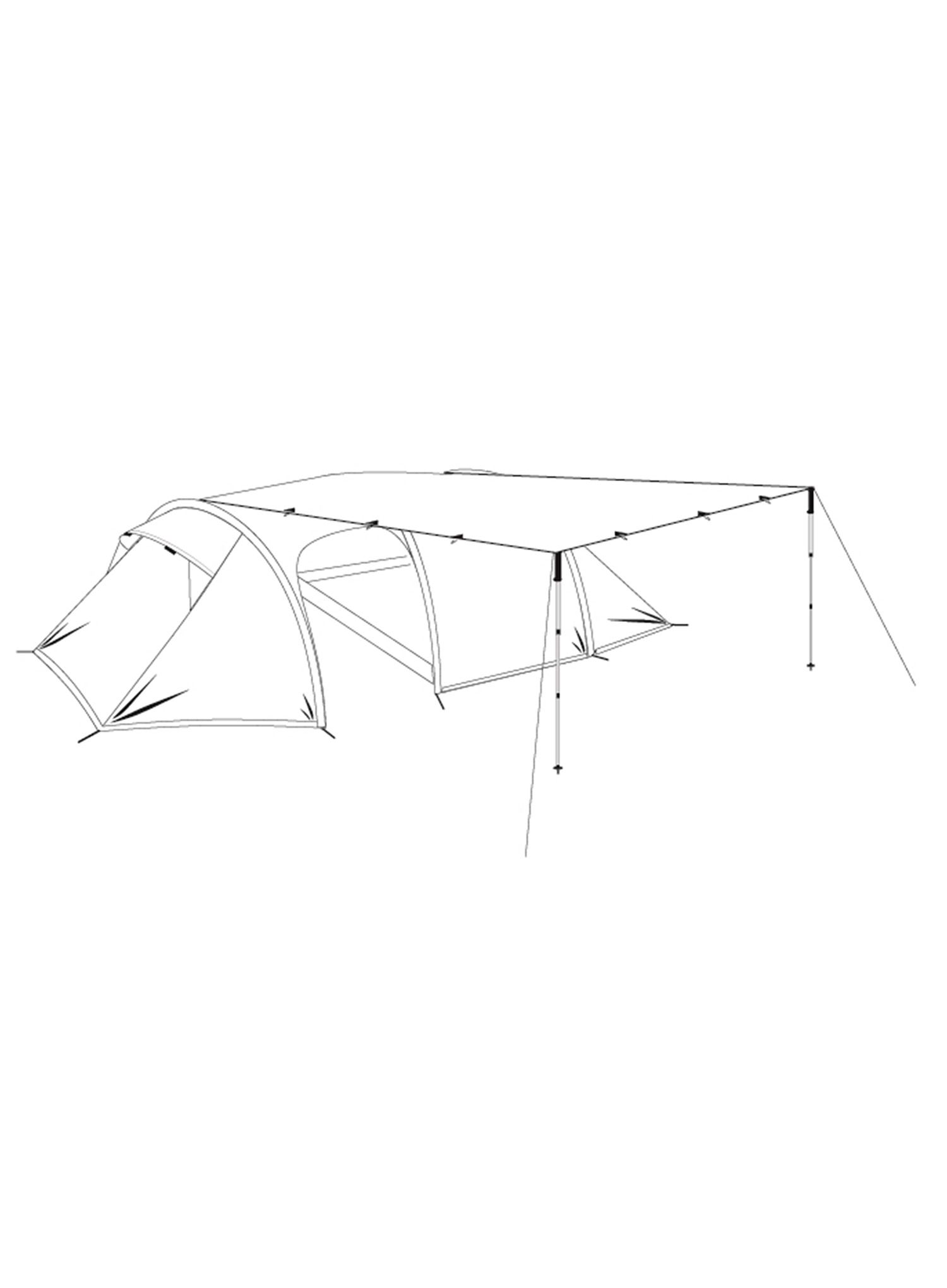 Turistický přístřešek Robens Tarp 3 x 3 m