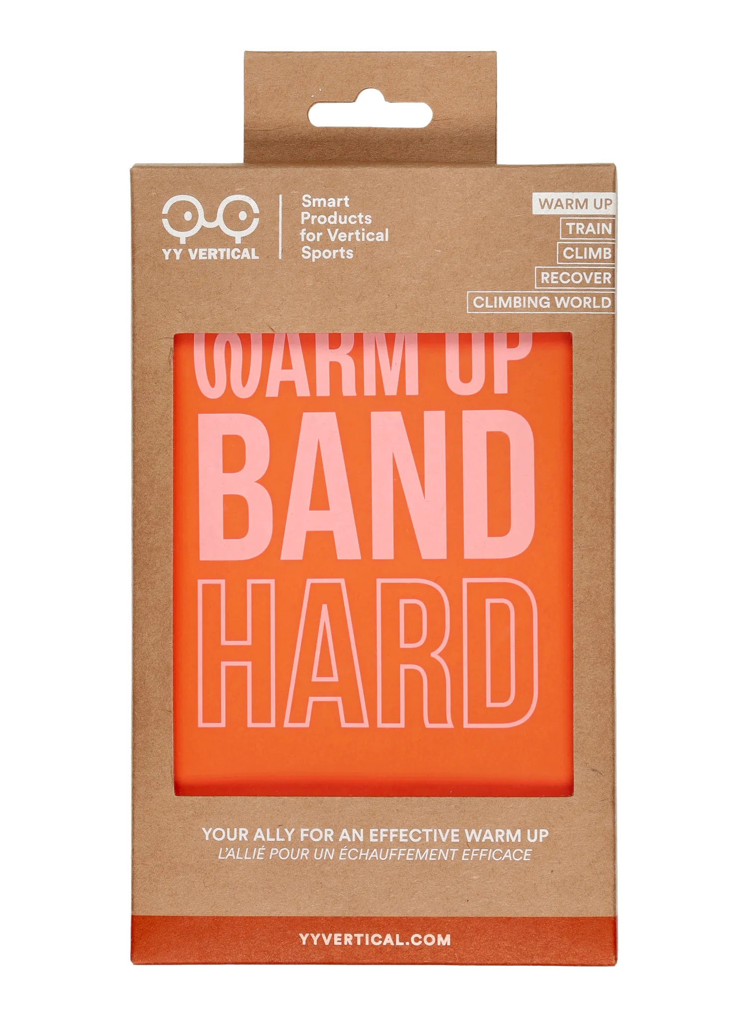 Fitness pásy Y&Y Vertical Warm Up Band Hard - orange