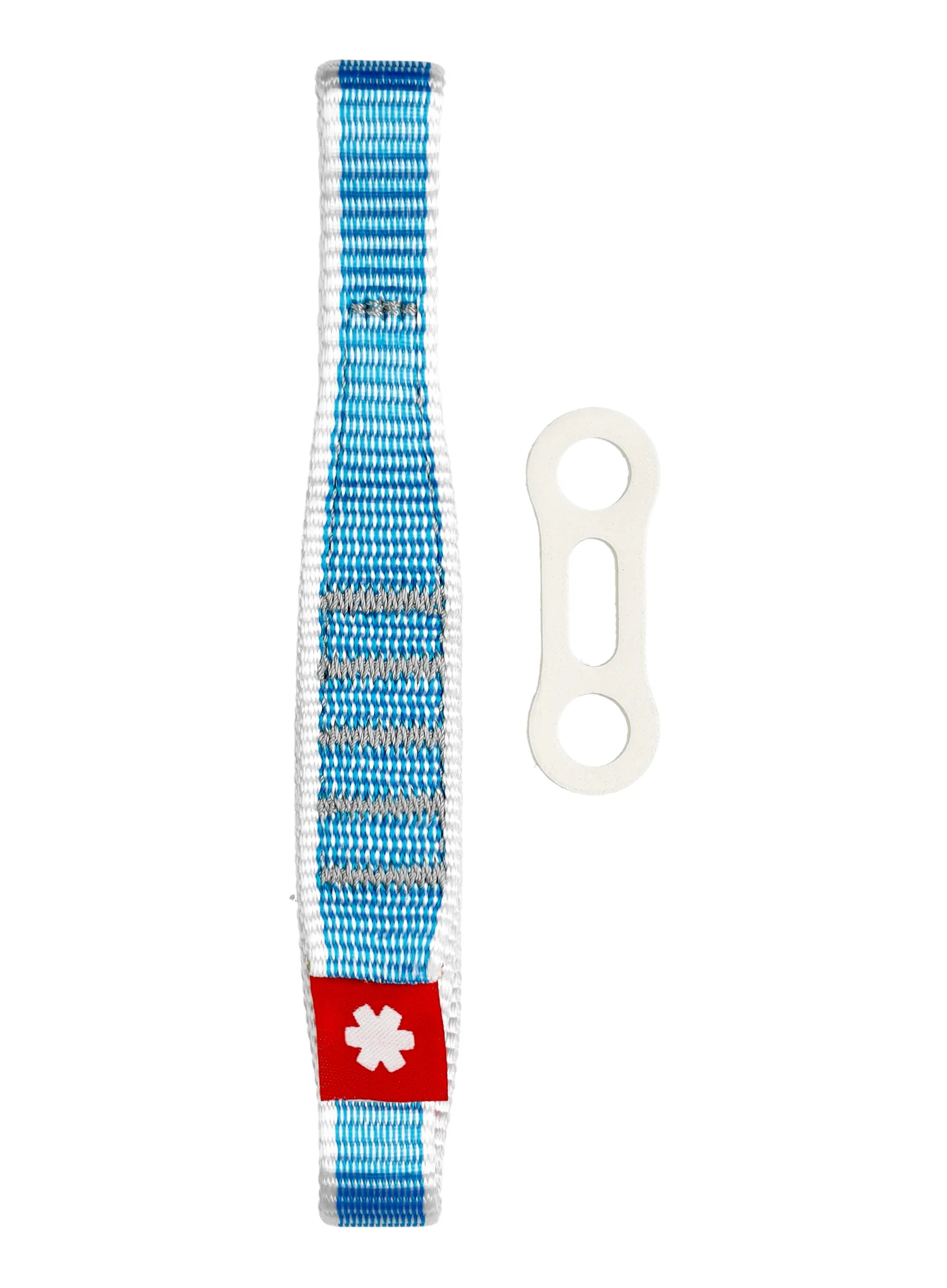 Pásek pro expresku Ocun Quickdraw Zoom 15/22 mm 16 cm - blue/white