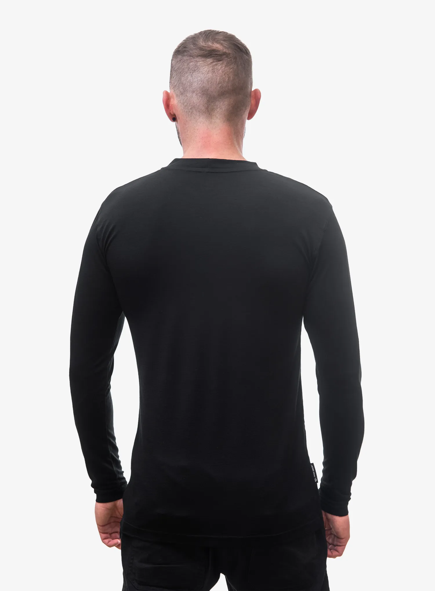 Termoaktivní mikina Sensor Merino Active PT Tee L/S - black mountains