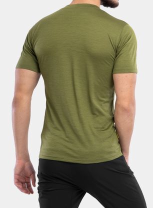 Merino tričko Sensor Merino Active PT Tee S/S - safari track