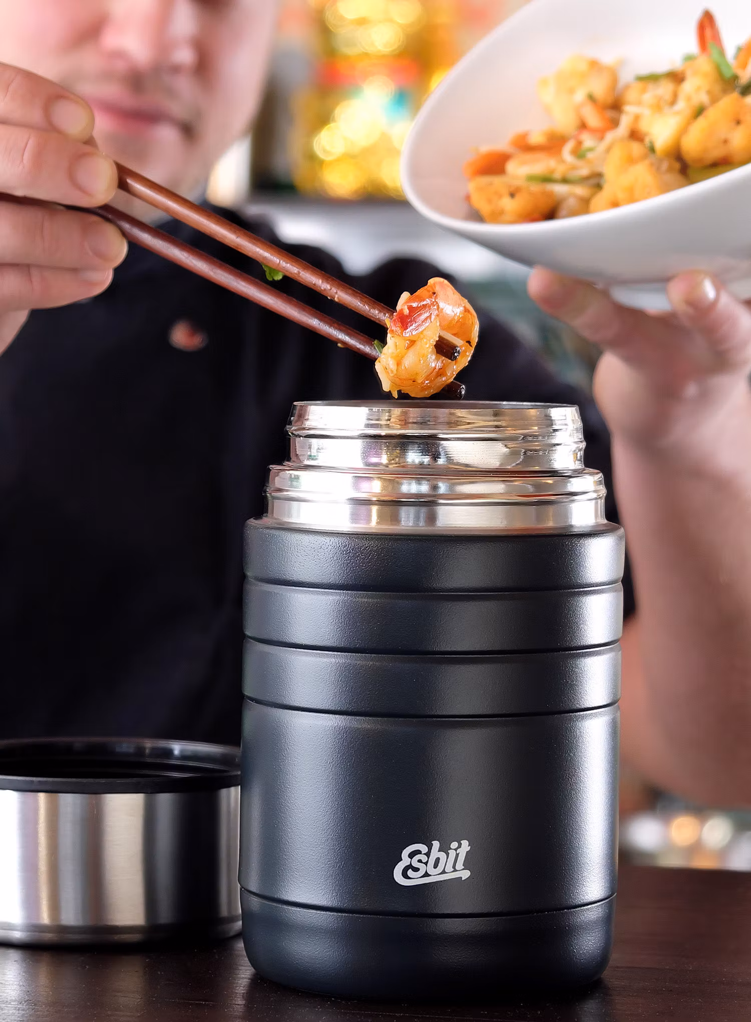 Termoska na jídlo Esbit Majoris Food Jug 0,8L - blk