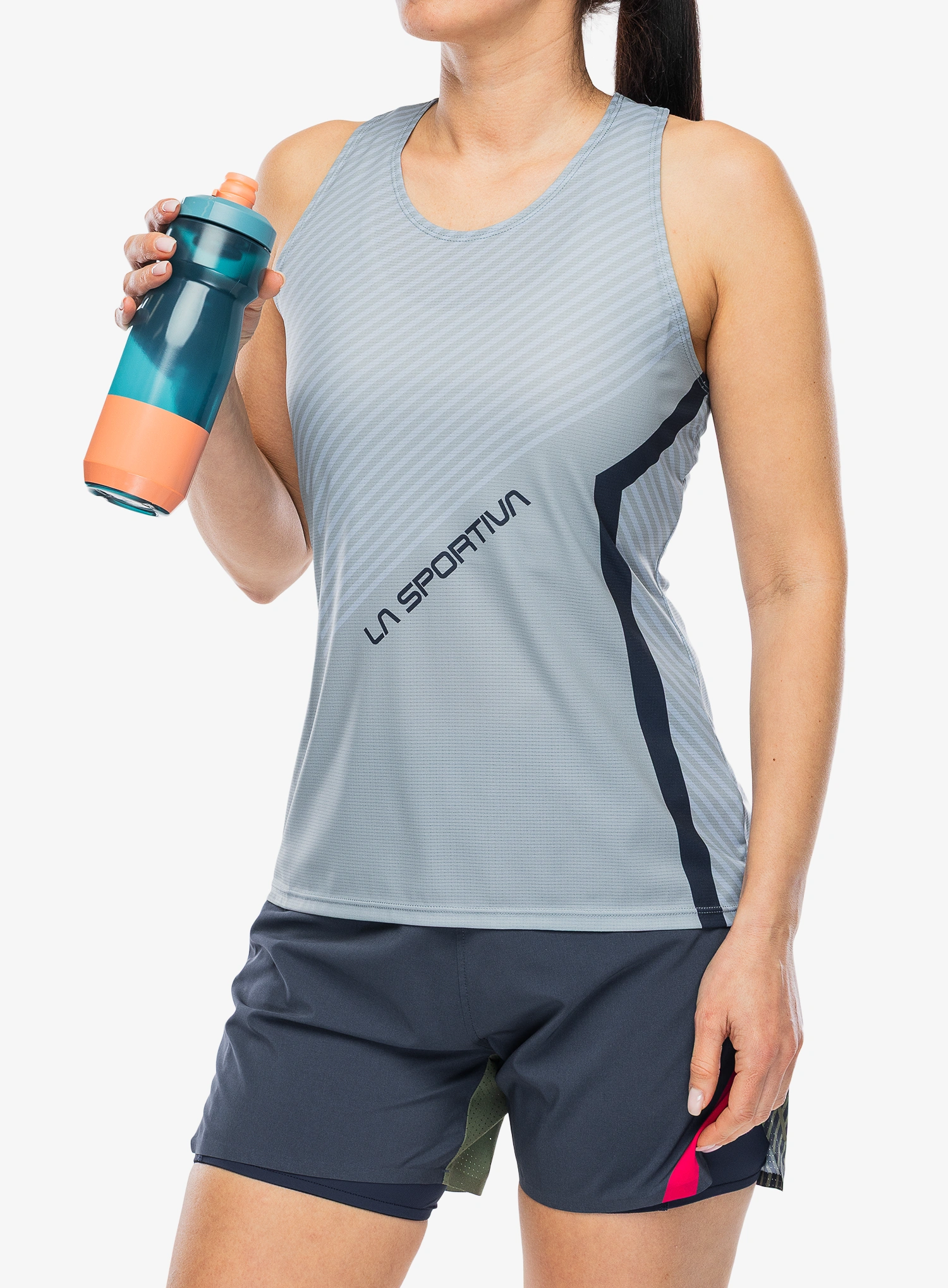 Dámský top La Sportiva Flow Tank - limestone/night sky