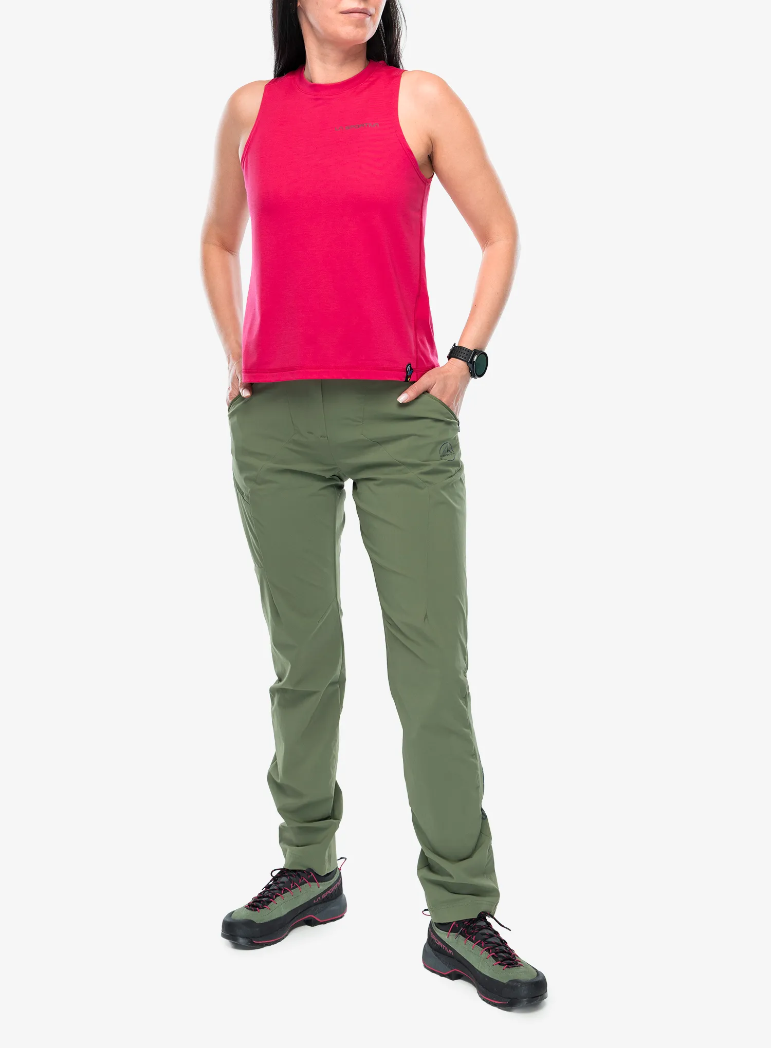 Dámský top La Sportiva Just Right Tank - azalea/redwood