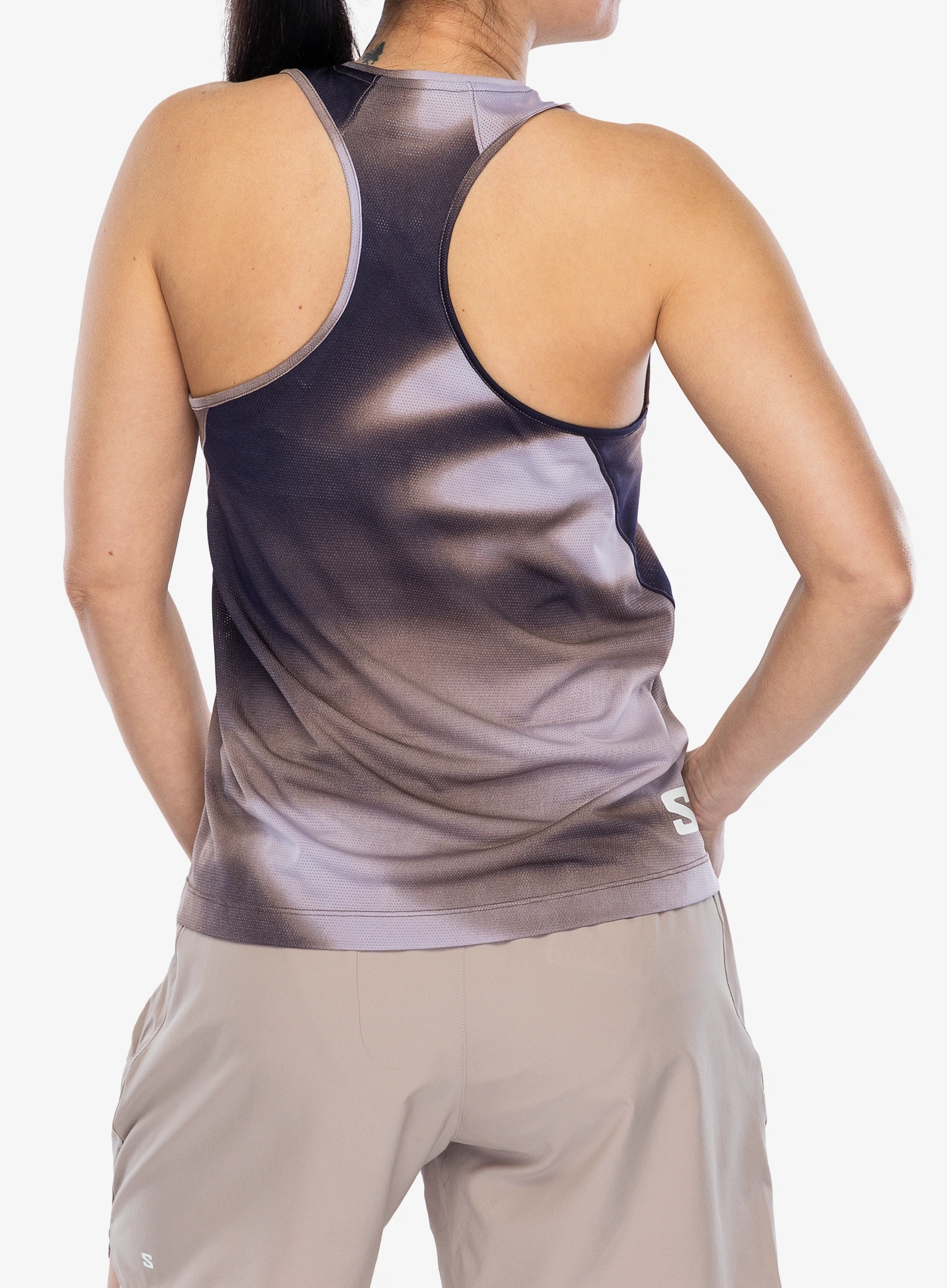 Dámský top Salomon Shake Core Tank GFX - etherea/aura