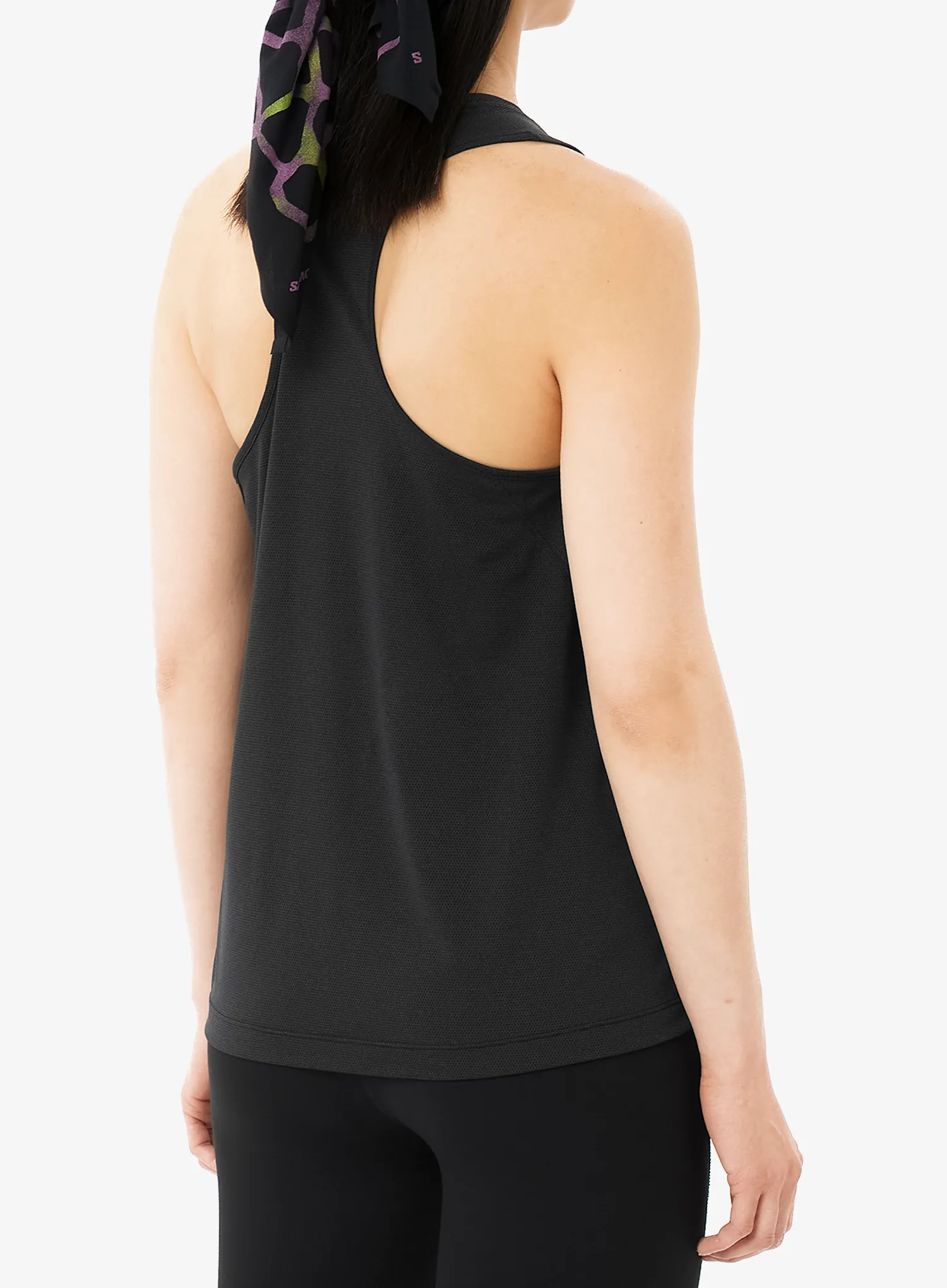 Dámský top Salomon Shkout Core Tank GFX - deep black