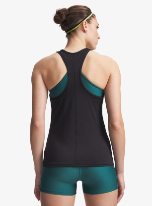 Dámský top Under Armour Tech Mesh Racer Tank - black/white