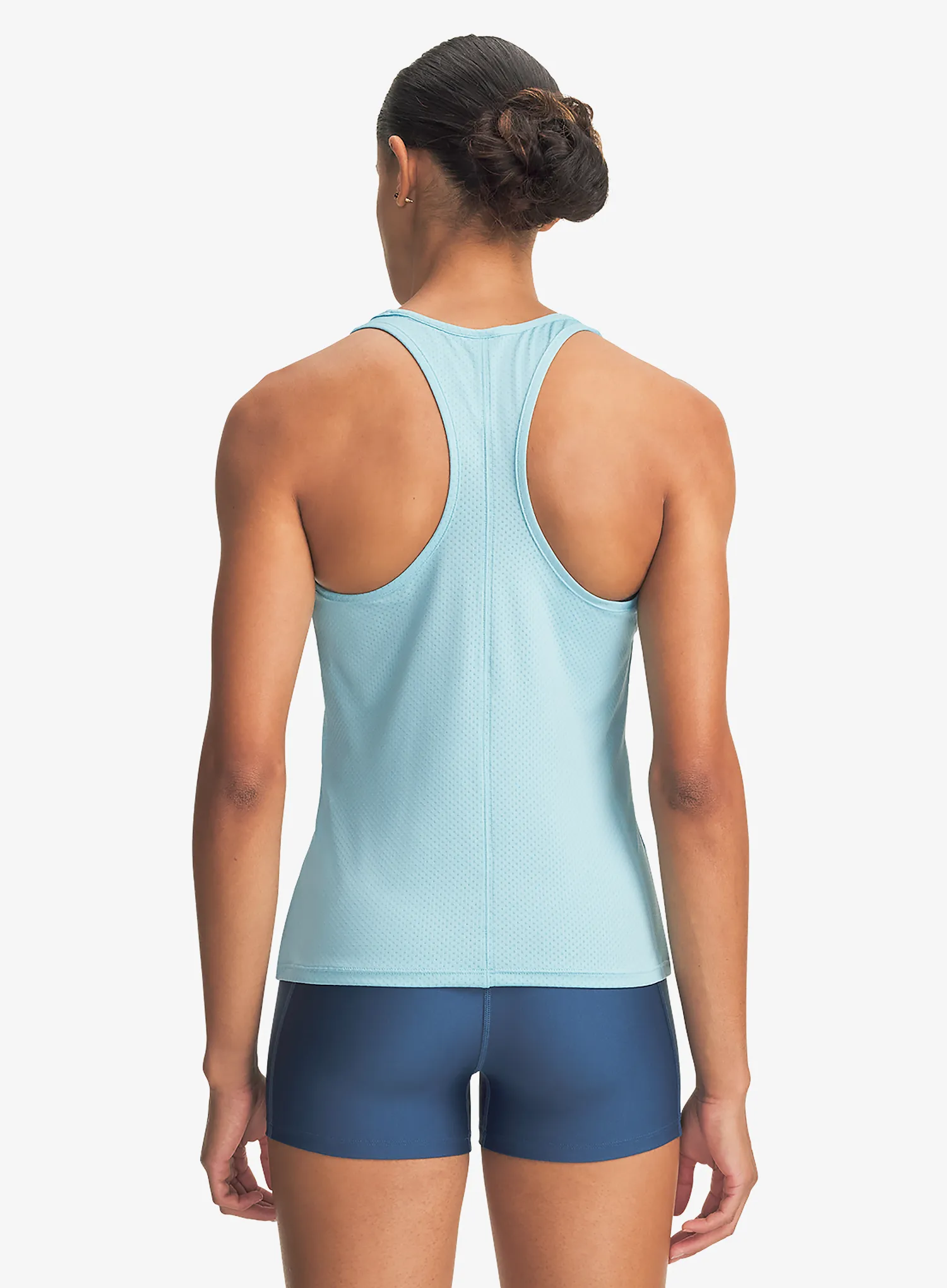 Dámský top Under Armour Tech Mesh Racer Tank - blue haze/white