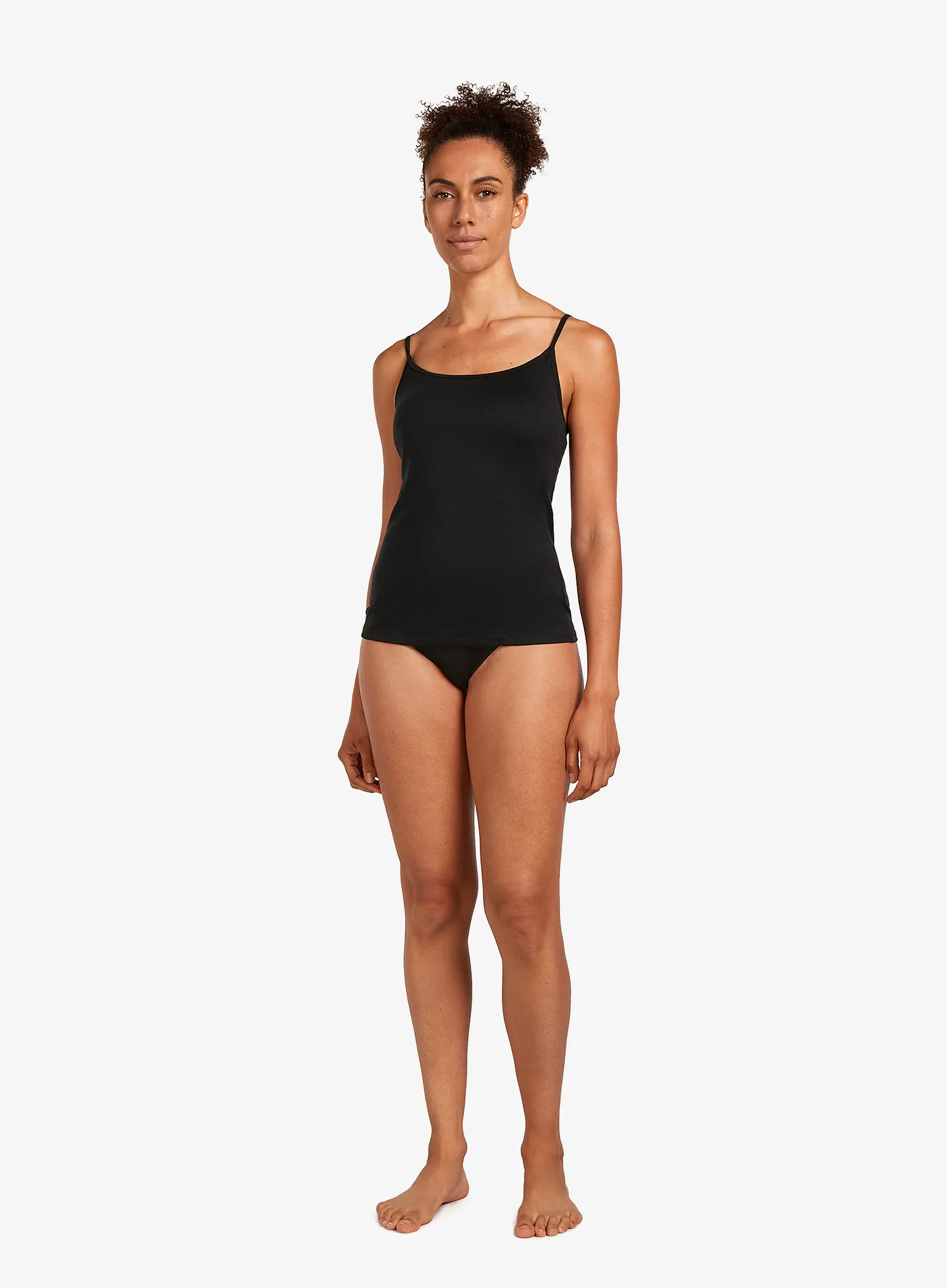 Dámský termoaktivní top Icebreaker Siren Bra Cami - black