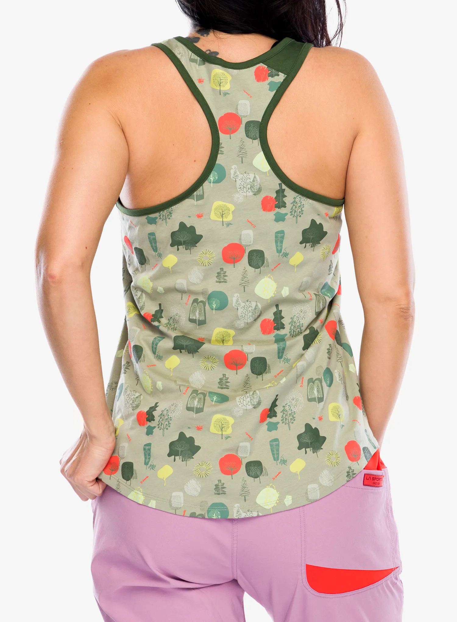 Dámský lezecký top La Sportiva Botanic Tank - tea/forest