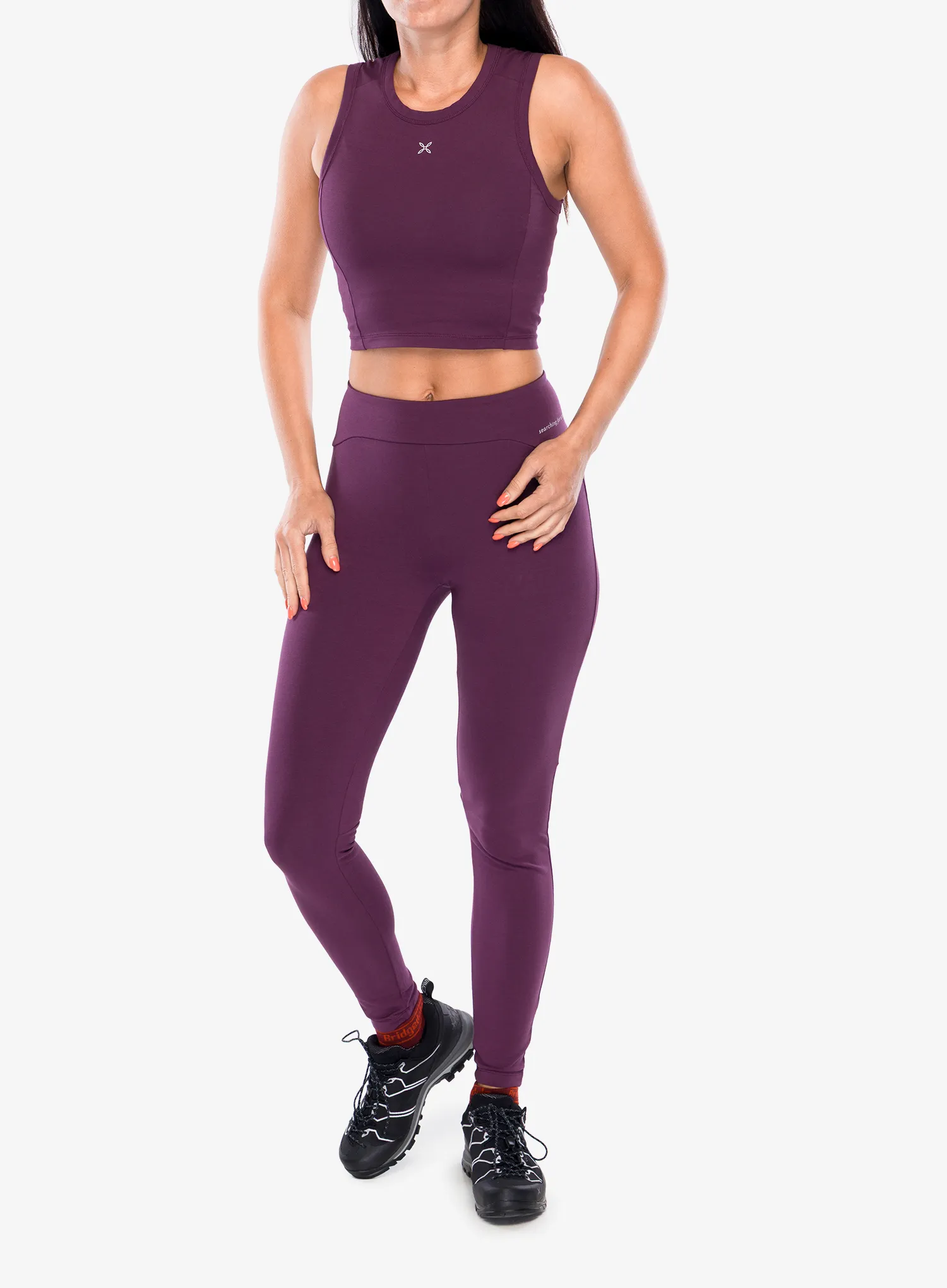 Dámský lezecký top Montura Shiva Tank Top - wine red