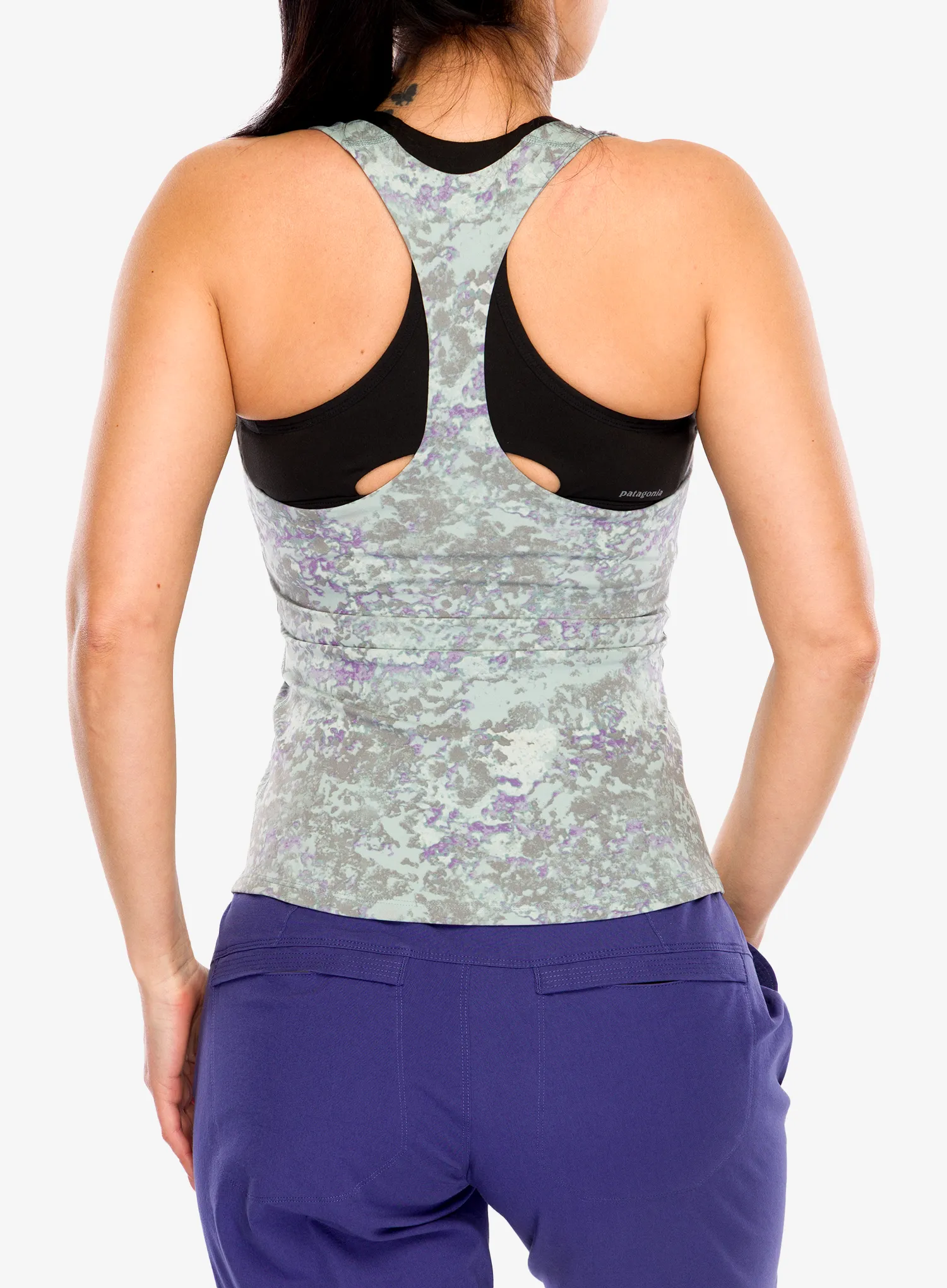 Dámský lezecký top Patagonia Maipo Tank - rock wash/thermal blue