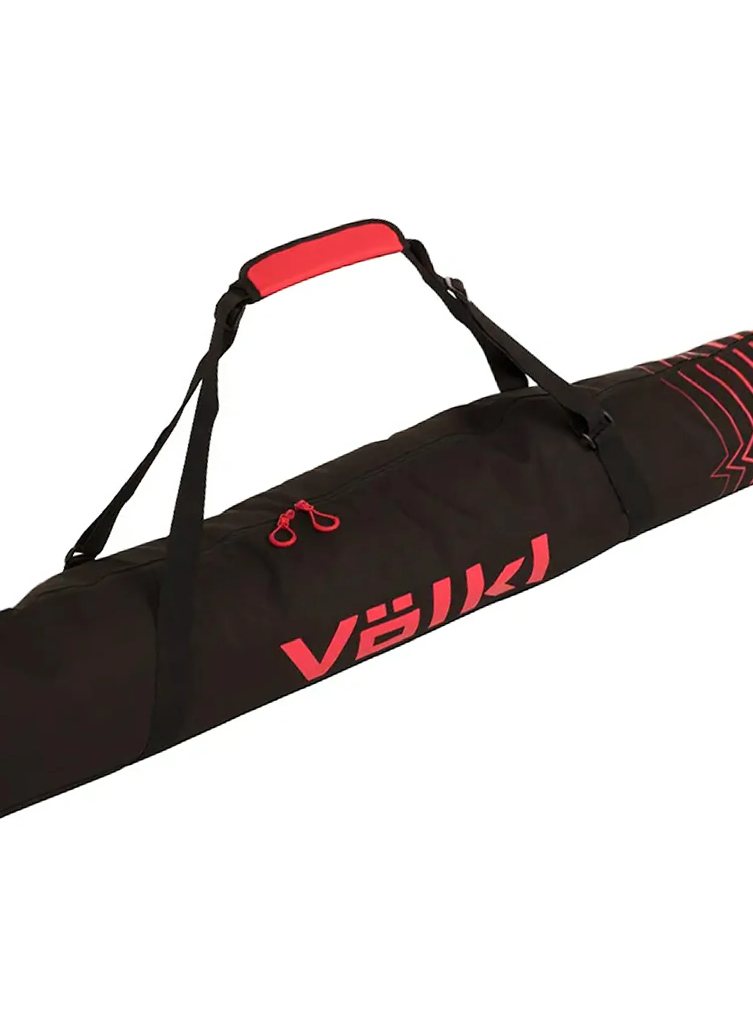 Vak na lyže Volkl Race Single Ski Bag 165+15+15 - red/black