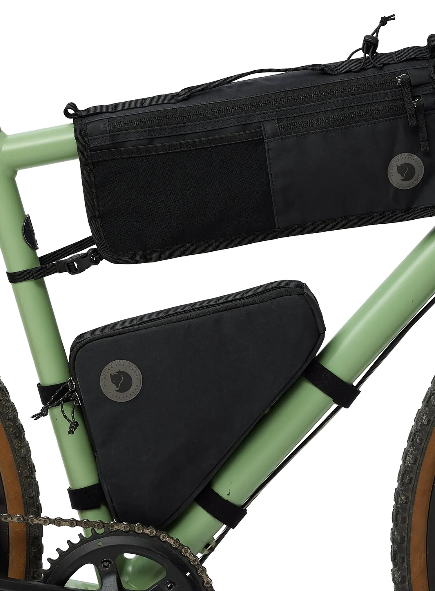 Brašna na rám kola Fjallraven Hoja Bike Frame Fold Bag - black