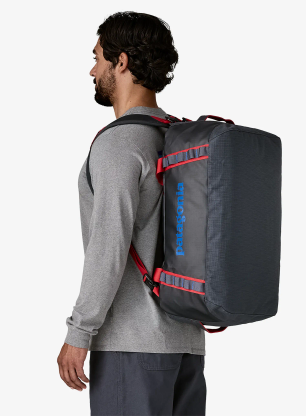 Taška Patagonia Black Hole Duffel 40L - smolder blue/amanita red