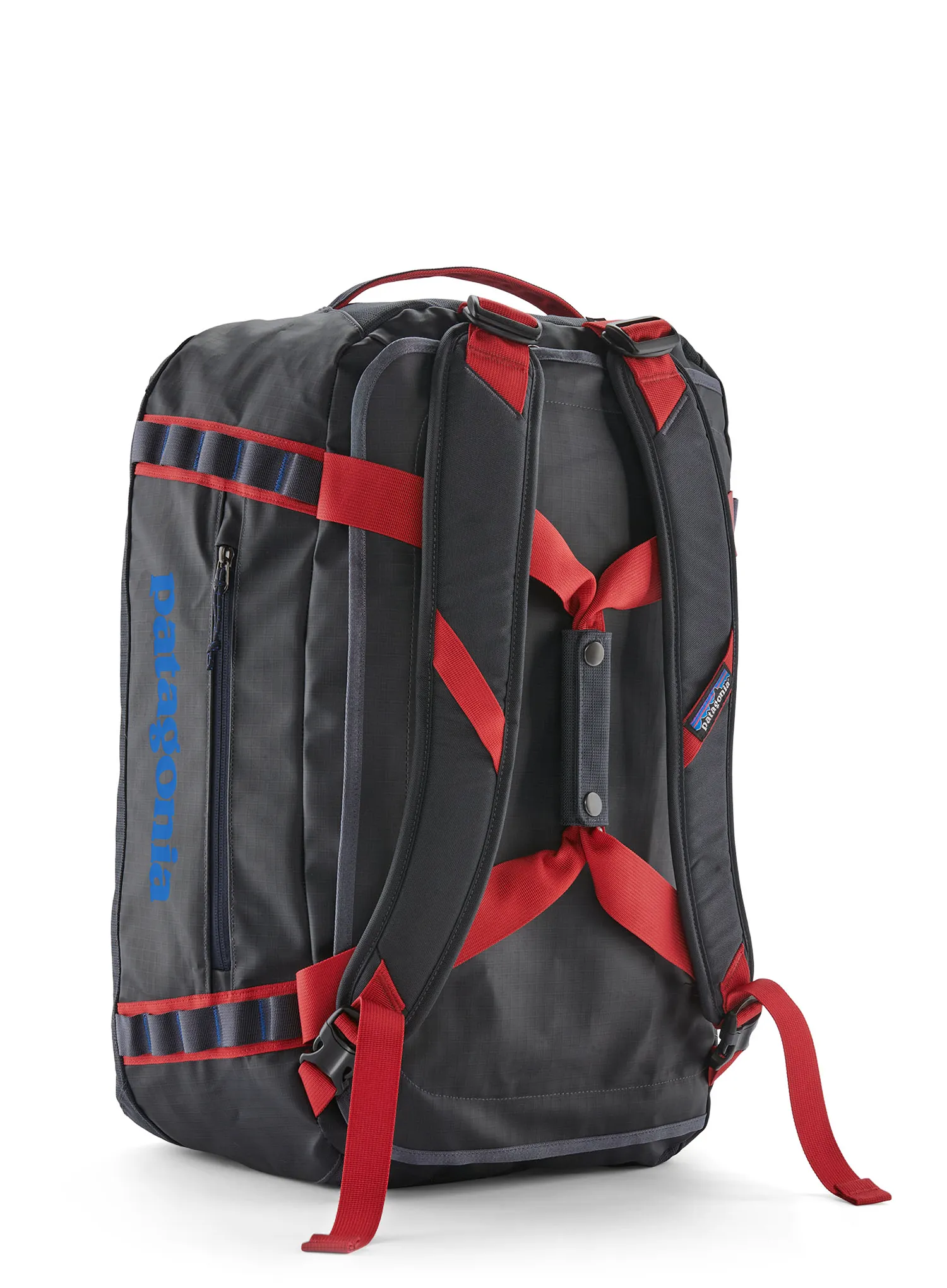 Taška Patagonia Black Hole Duffel 40L - smolder blue/amanita red