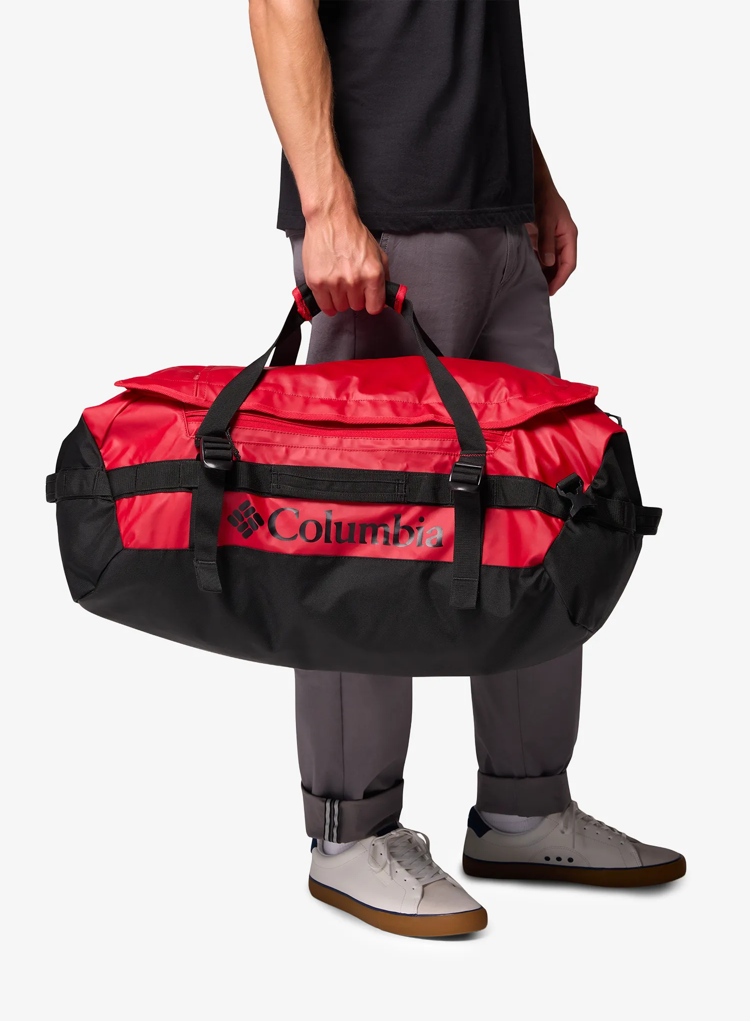Cestovní taška Columbia Landroamer 60 L Duffel - mountain red/black