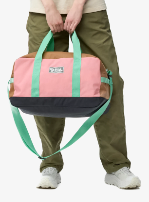 Cestovní taška Fjallraven Vardag Duffel 33 - poppy pink/khaki dust