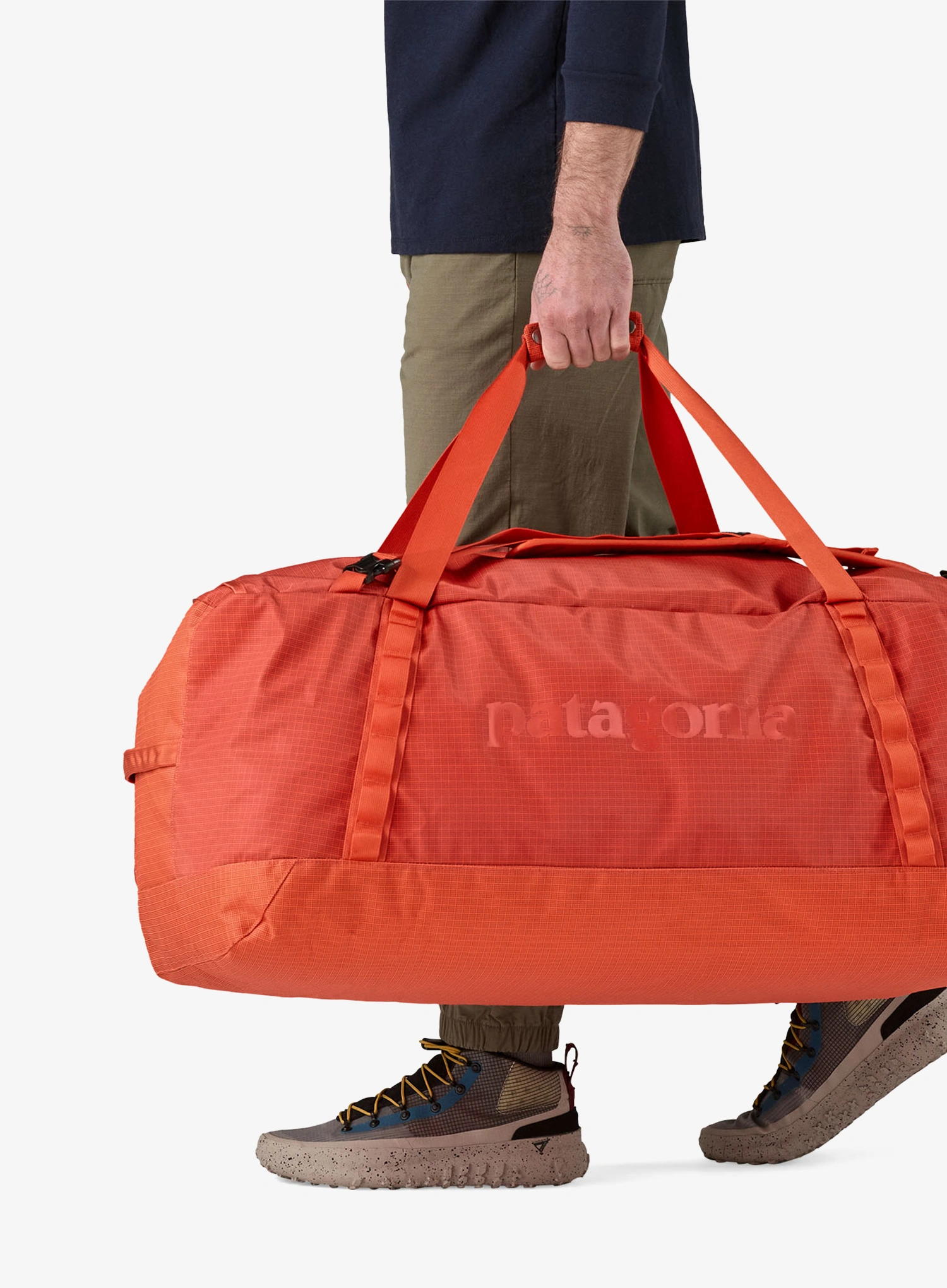 Cestovní taška Patagonia Black Hole Duffel 100L - pollinator orange