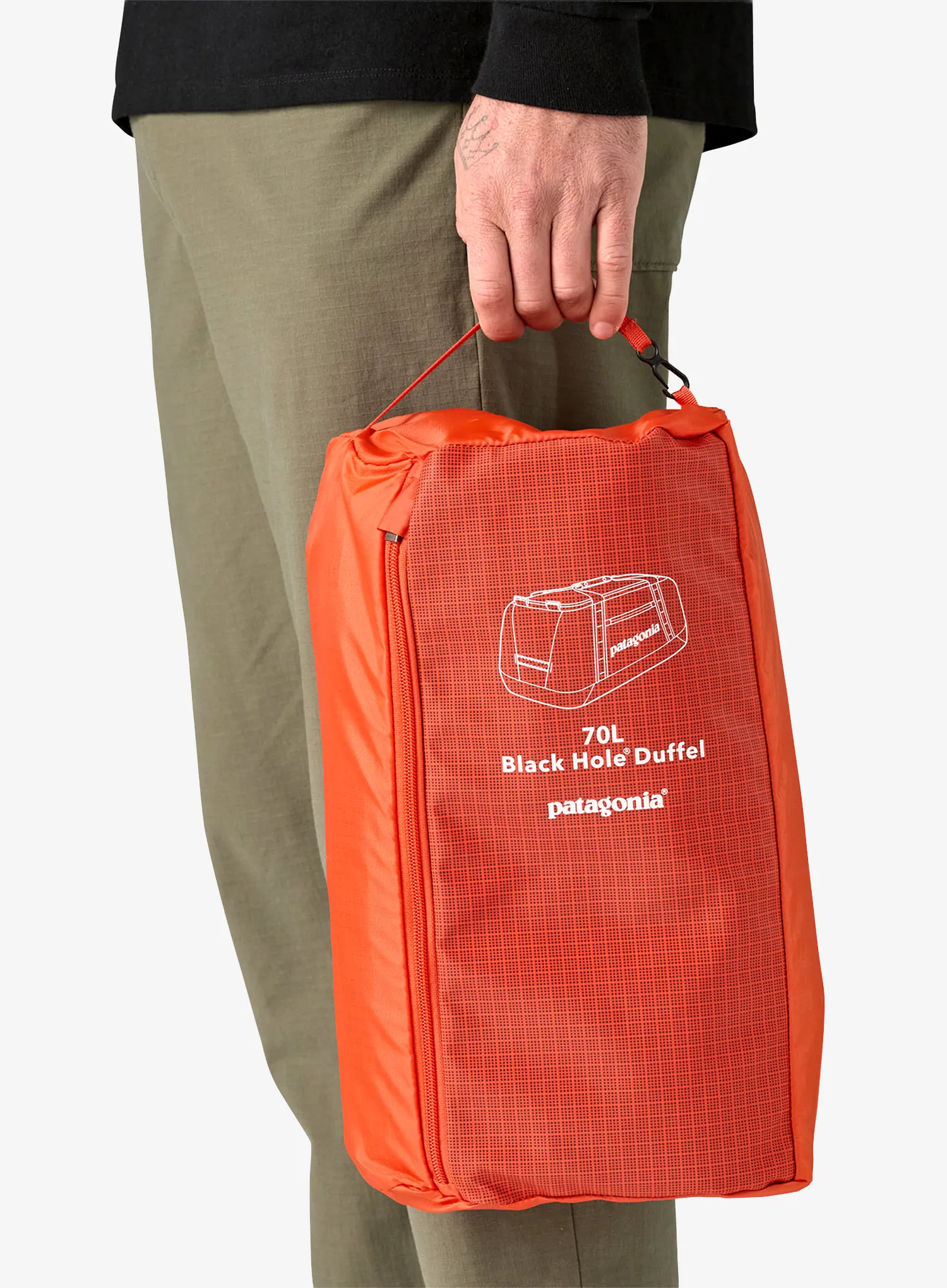 Cestovní taška Patagonia Black Hole Duffel 70L - pollinator orange