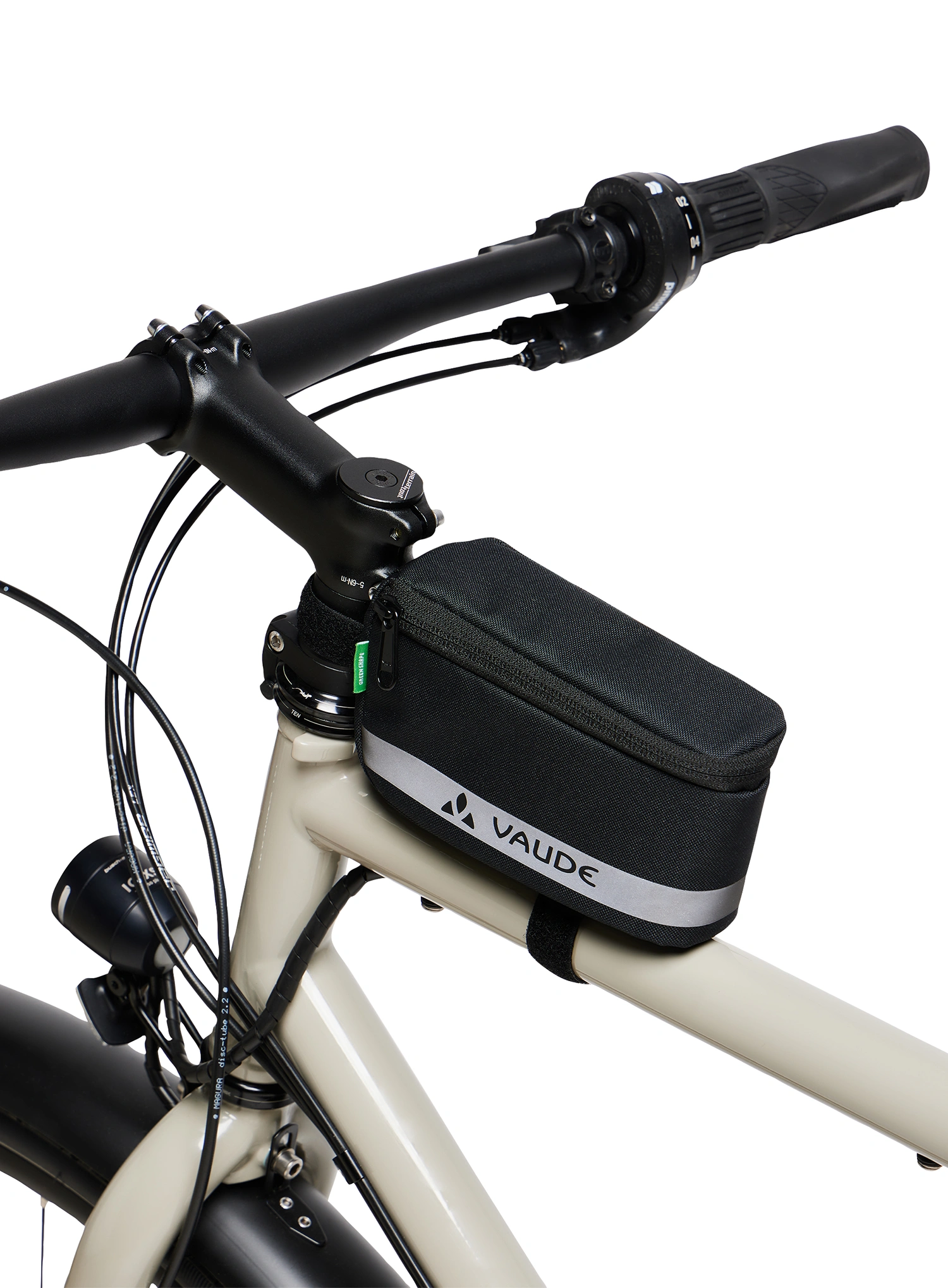 Brašna na kolo Vaude Top Tube Bag - black