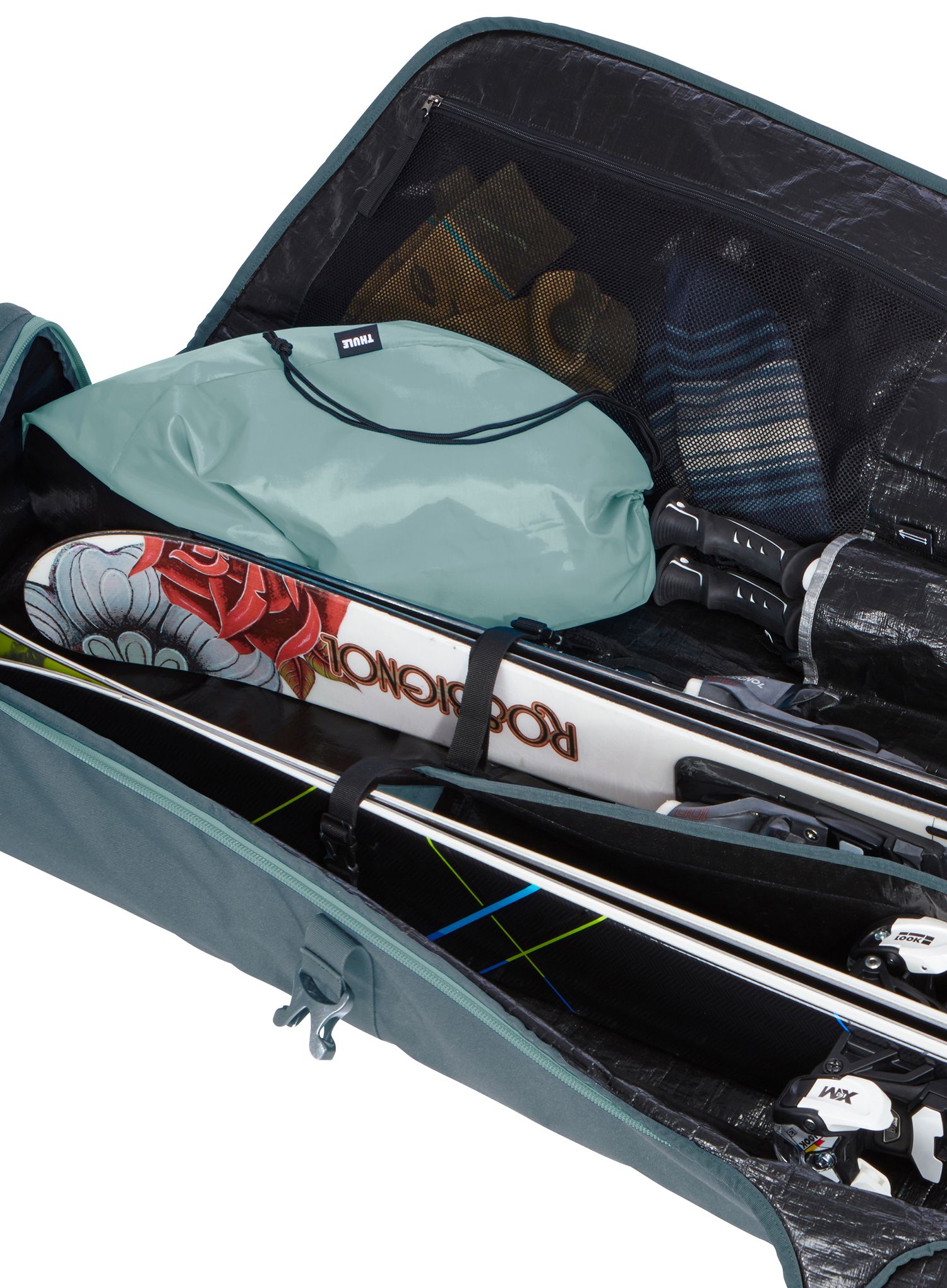 Taška na lyže Thule RoundTrip Ski Roller 175cm - dark slate