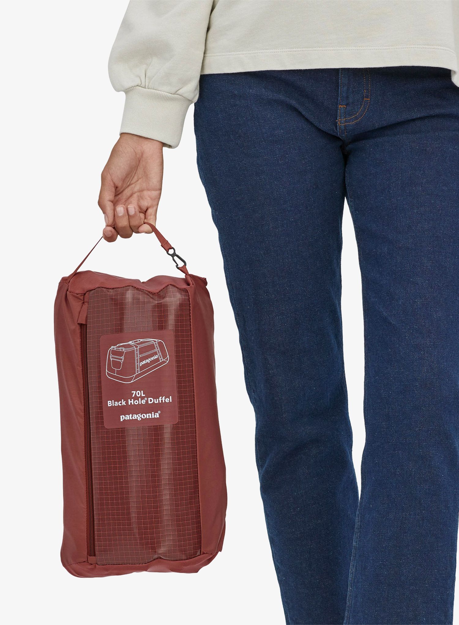 Cestovní taška Patagonia Black Hole Duffel 70 l - rosehip