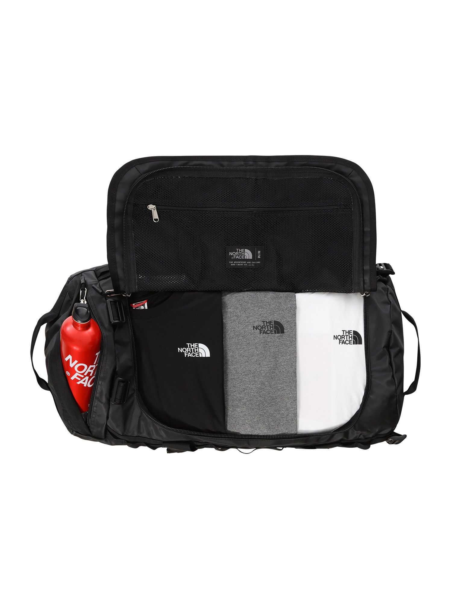 Taška The North Face Base Camp Duffel M - black/tnf white