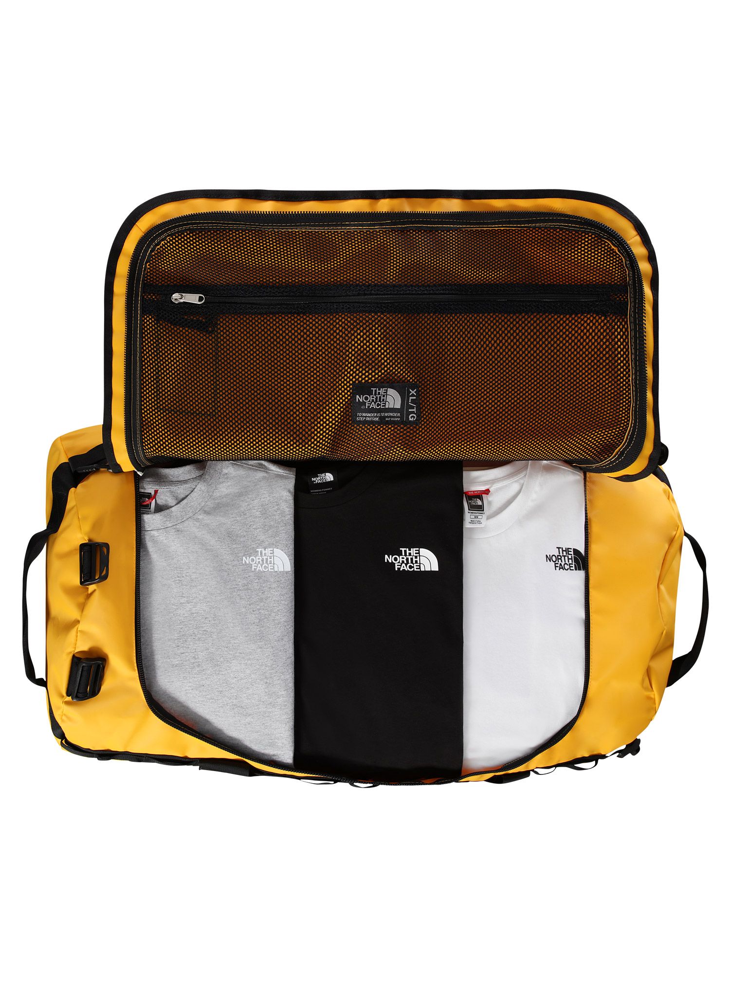 Expediční taška The North Face Base Camp Duffel XL - summit gold/black