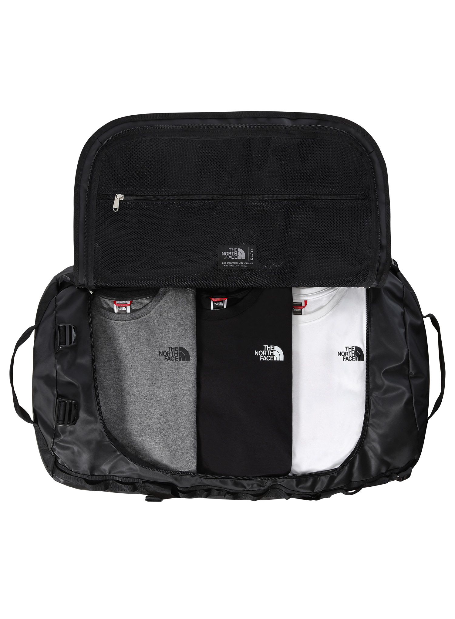 Expediční taška The North Face Base Camp Duffel XL - tnf black/white