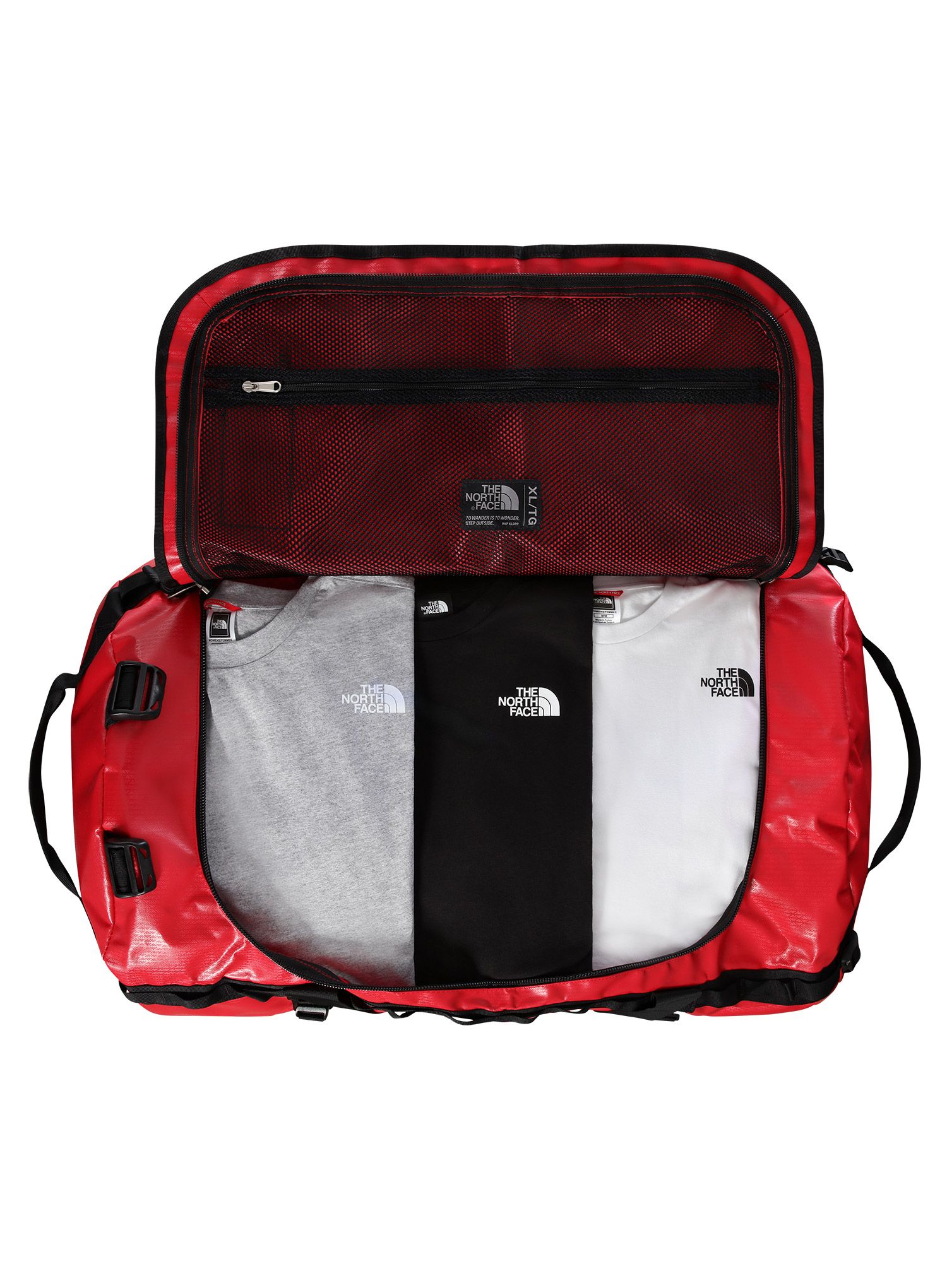 Expediční taška The North Face Base Camp Duffel XL - tnf red/tnf black