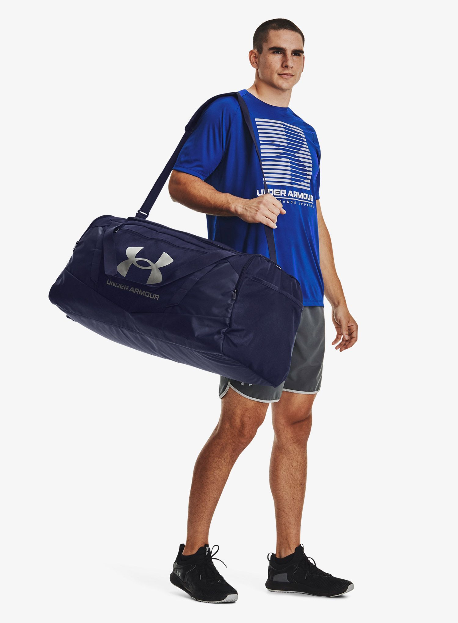 Taška Under Armour Undeniable 5.0 LG Duffle - midnight navy/silver