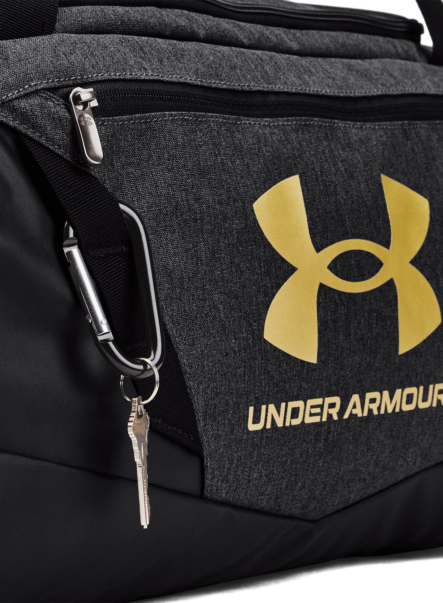 Taška Under Armour Undeniable 5.0 SM Duffle - black heather/gold