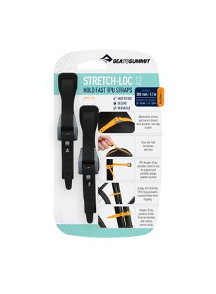 Popruhy Sea To Summit Stretch-Loc 12 - 12 mm x 300 mm 2 Pack - black