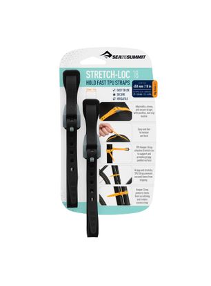 Popruhy Sea To Summit Stretch-Loc 15 - 20 mm x 375 mm 2 Pack - black