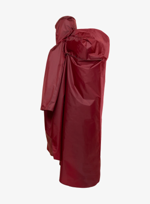 Pláštěnka turistická Trekmates Deluxe Poncho - sumac