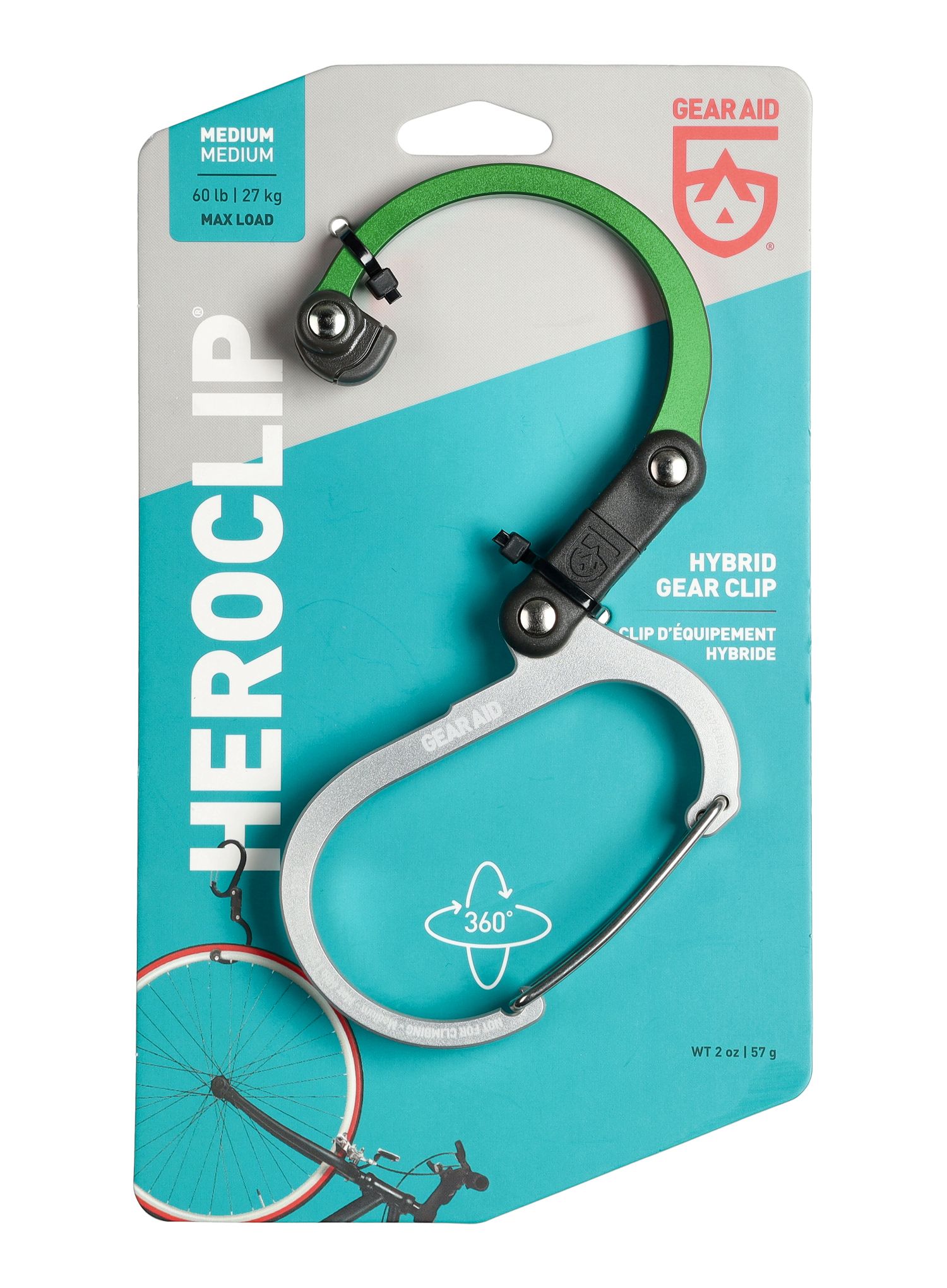 Chyt Gear Aid Heroclip Medium - forest green